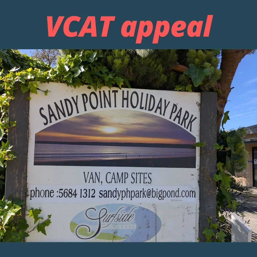 Sandy Point caravan and camping park VCAT appeal