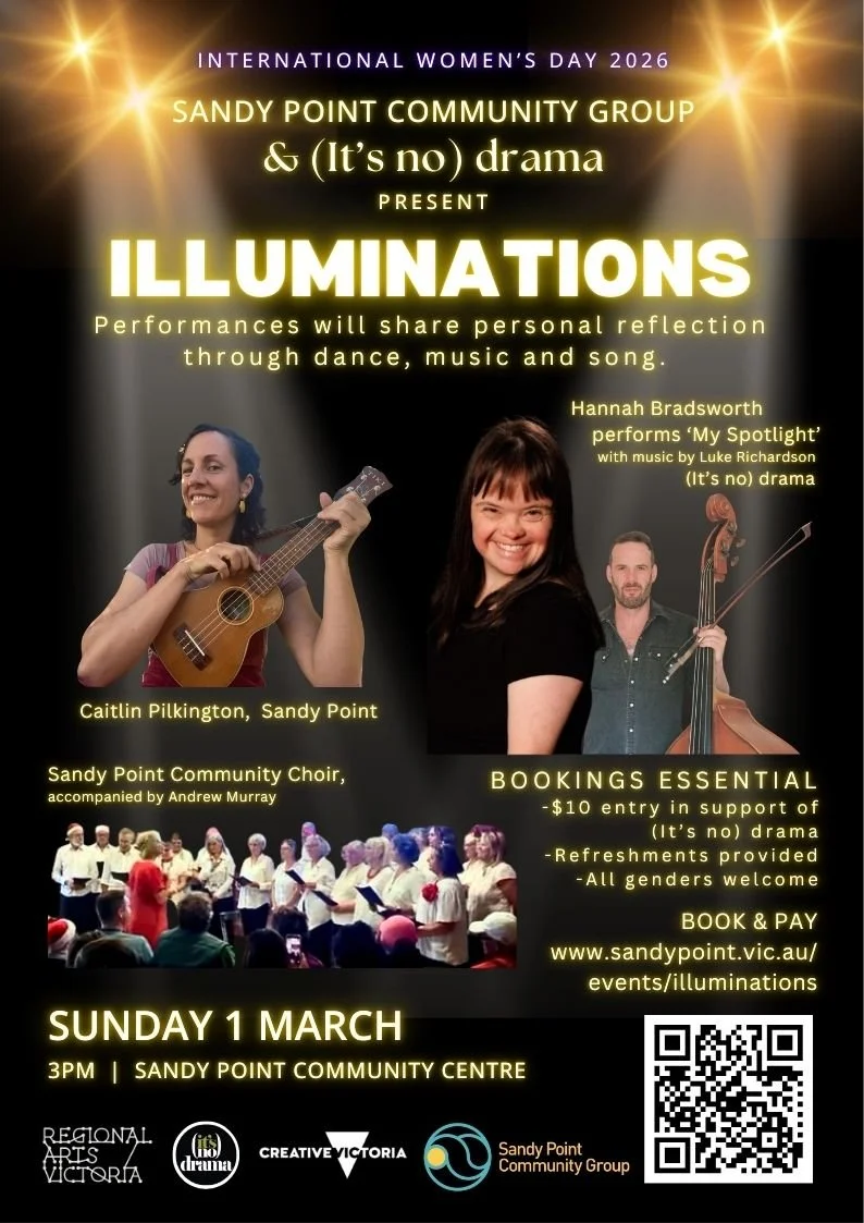 International Women's Day event poster: Illuminations