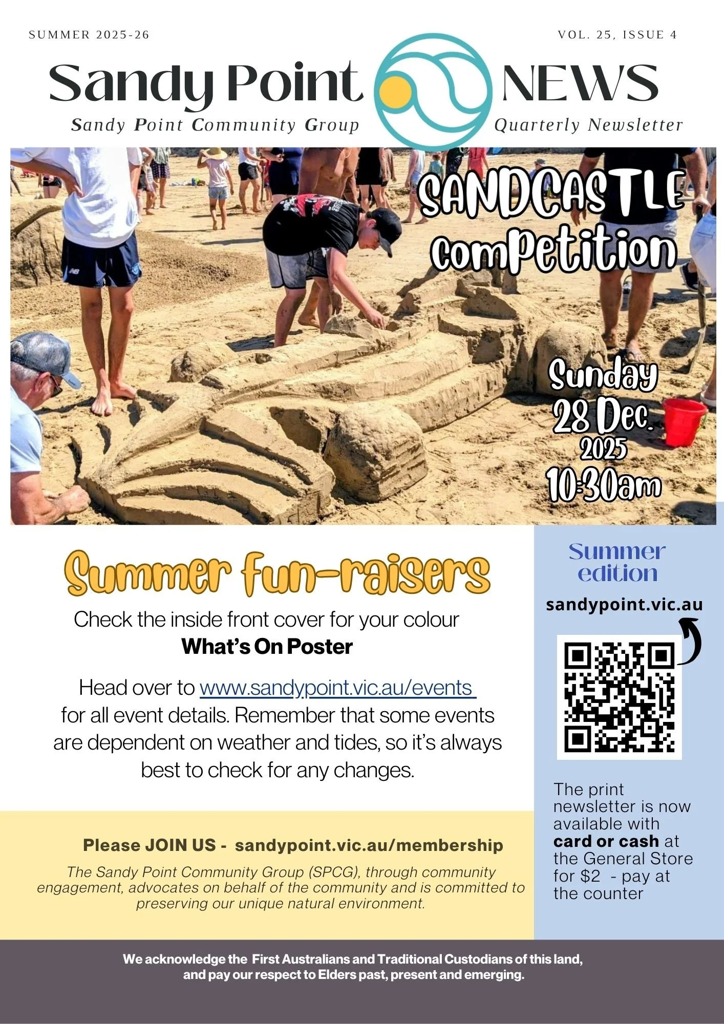 Sandy Point Newsletter Summer 2025-26