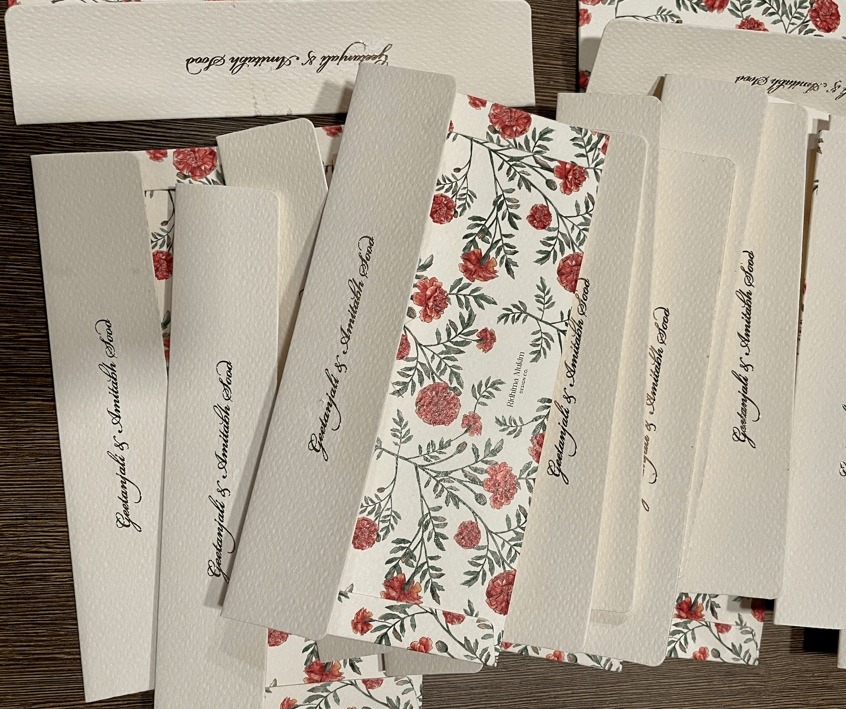 Client review for personalized money envelopes