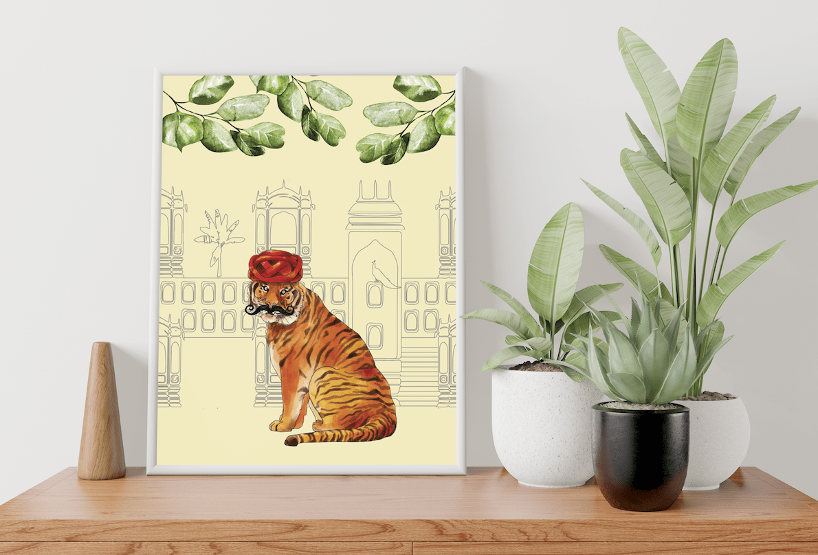 Client Review for Tigersahab print