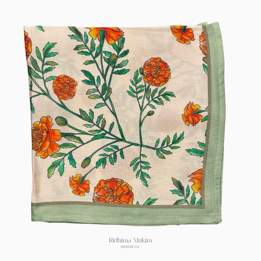 Want something traditional but fun for the wedding season?

What&rsquo;s better than a a genda phool silk pocket square!?

DM now to get your hands on it now ✨