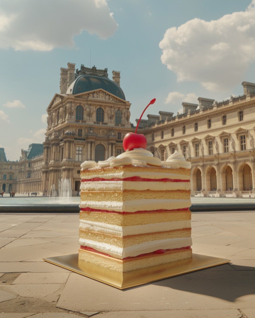 My sweet sculptures in Paris ☀️

Sculpture made out of whipped cream, berries, sponge cake and lots of love xoxo 
Which one is your favourite? 🍒