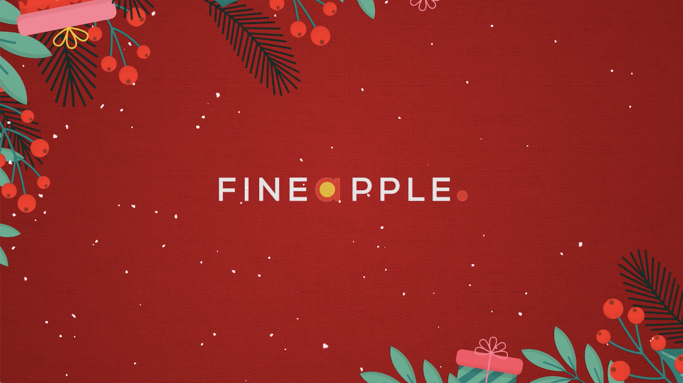 Wishing you all a Merry Christmas and a Happy New Year! From all of us at Fineapple Asia