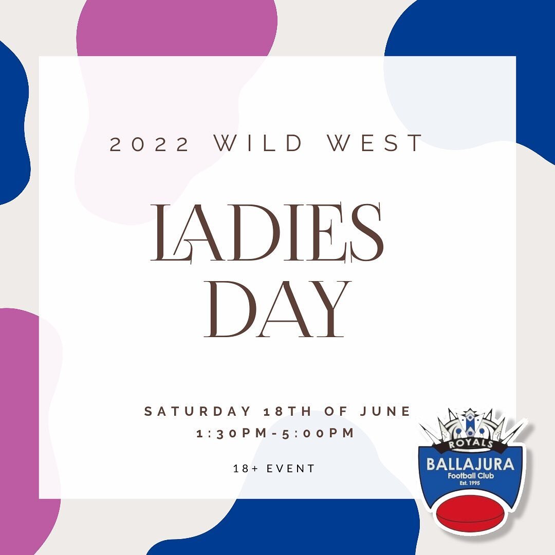 2022 Ladies Day 

Tickets can be purchased at our clubrooms on Thursday nights or Saturday home games - OR by direct deposit into clubs bank account (details below) 

Bsb: 306115
Acc number: 4153701
Name: BallajuraSFC

Please leave name and ladies da