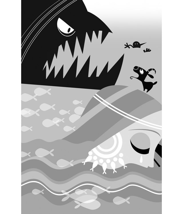 Affrettati Pinocchio, che il Mostro ti Raggiunge - Hurry up, Pinocchio, for the Monster is Reaching you