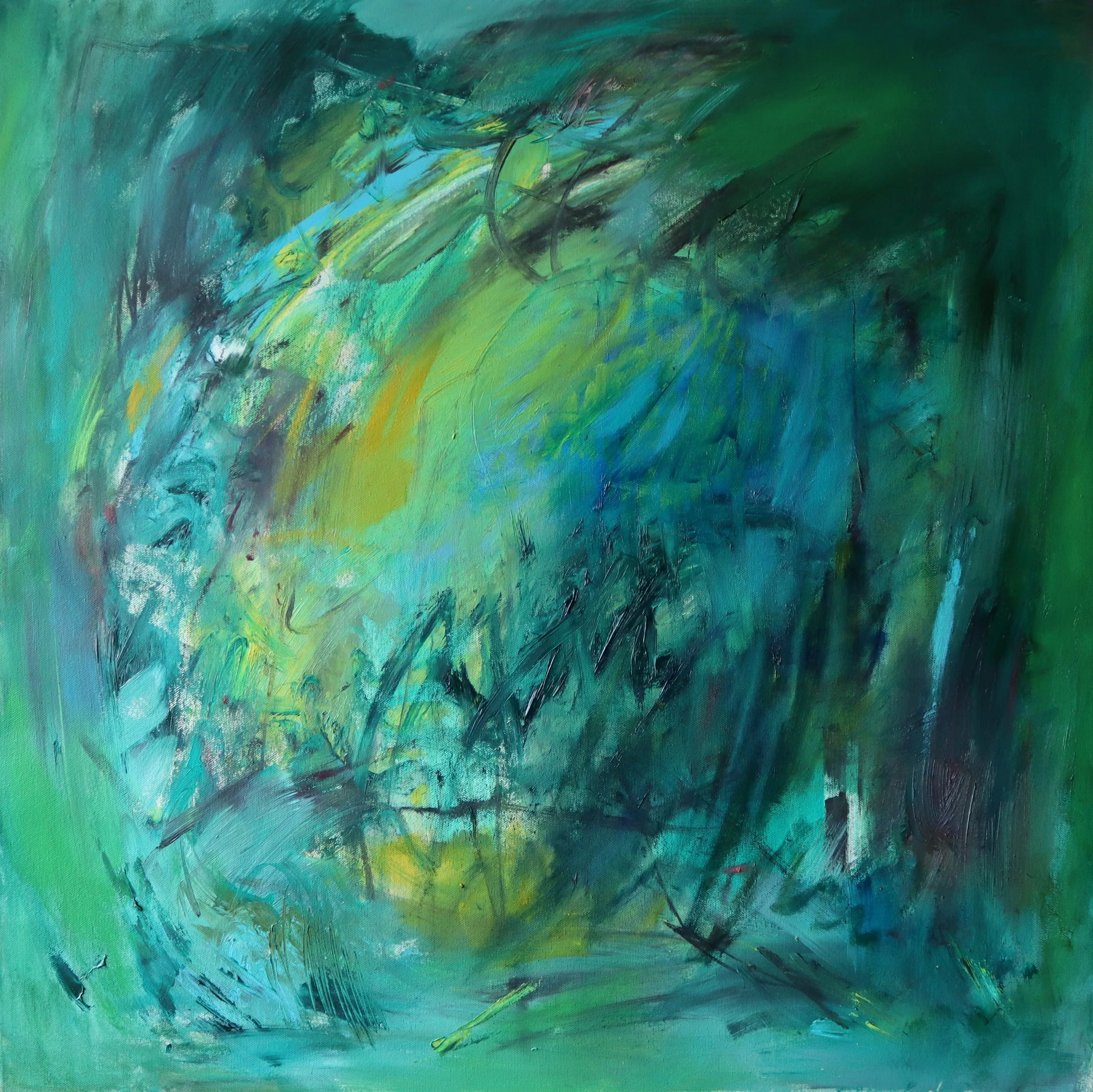 Untitled - oil on canvas/ 80x80cm/ 2019