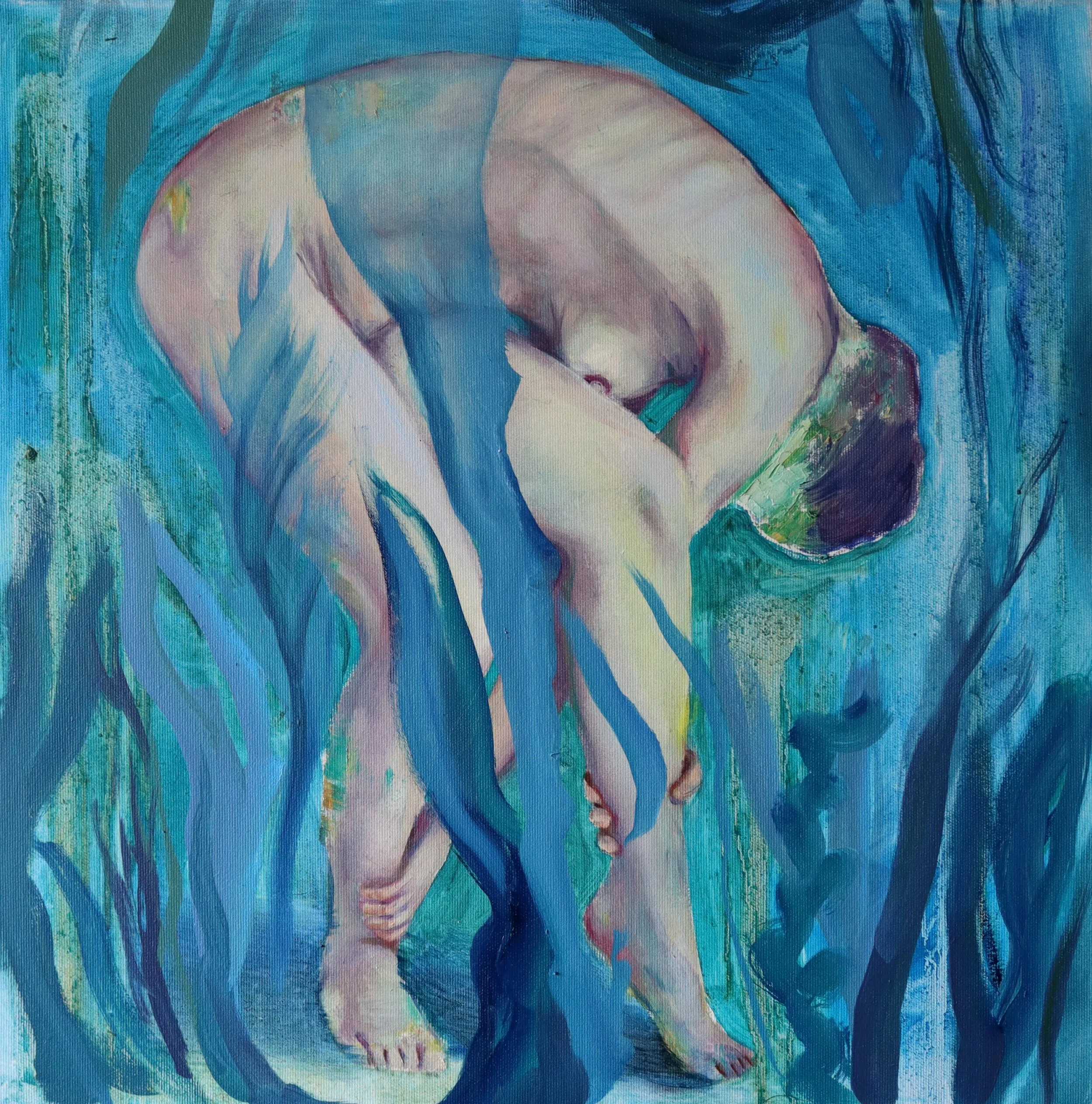Diving - oil on canvas/ 50x50cm/ 2020-2022