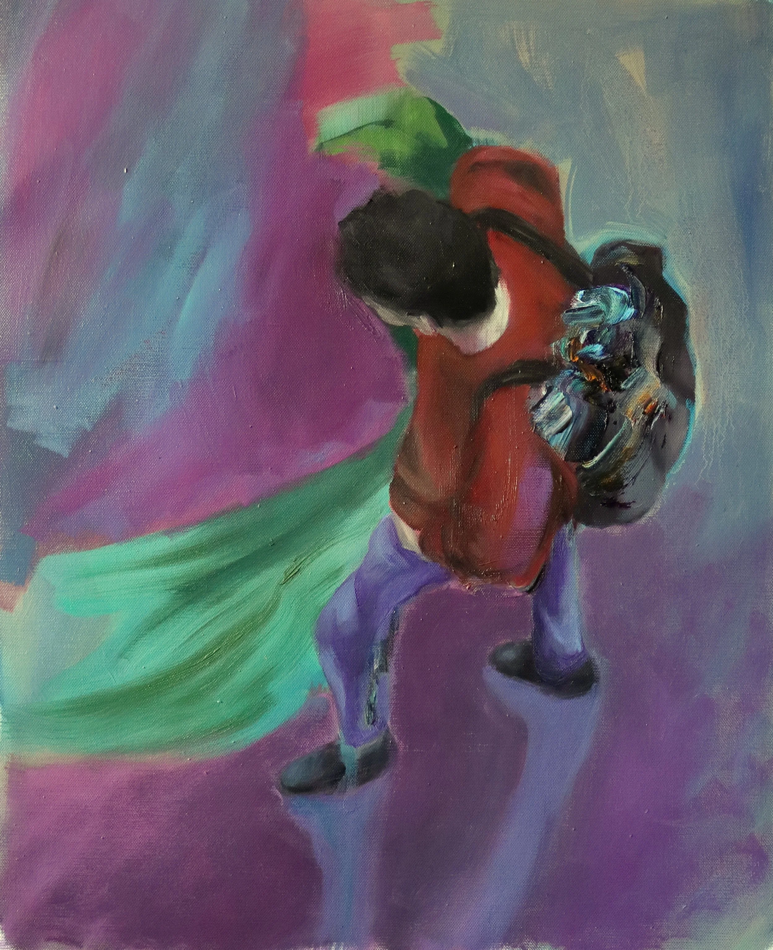 Passing by - oil on canvas/ 55x46 cm /2022