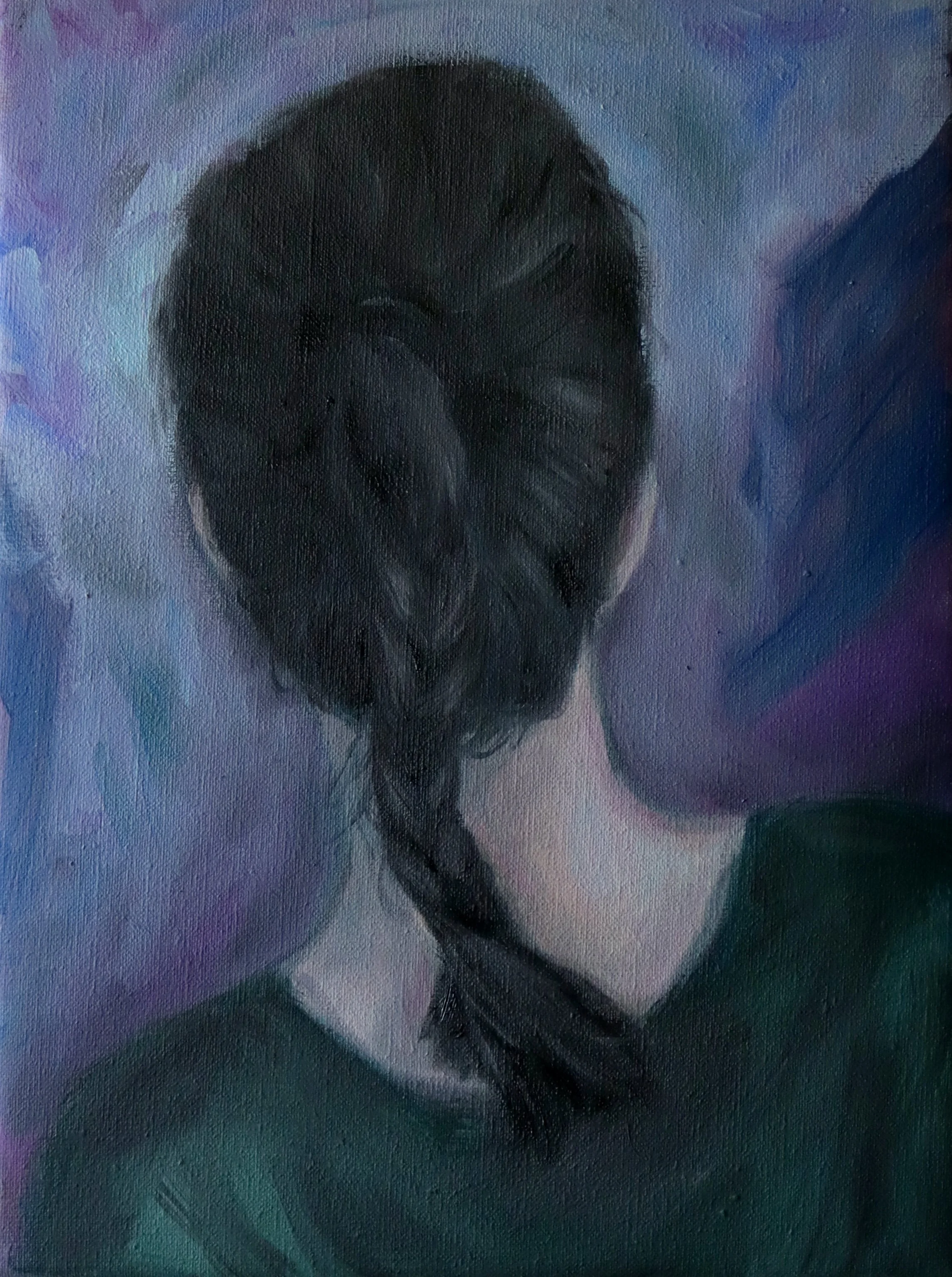 Basic braid - oil on linen/ 30x40cm/ 2022