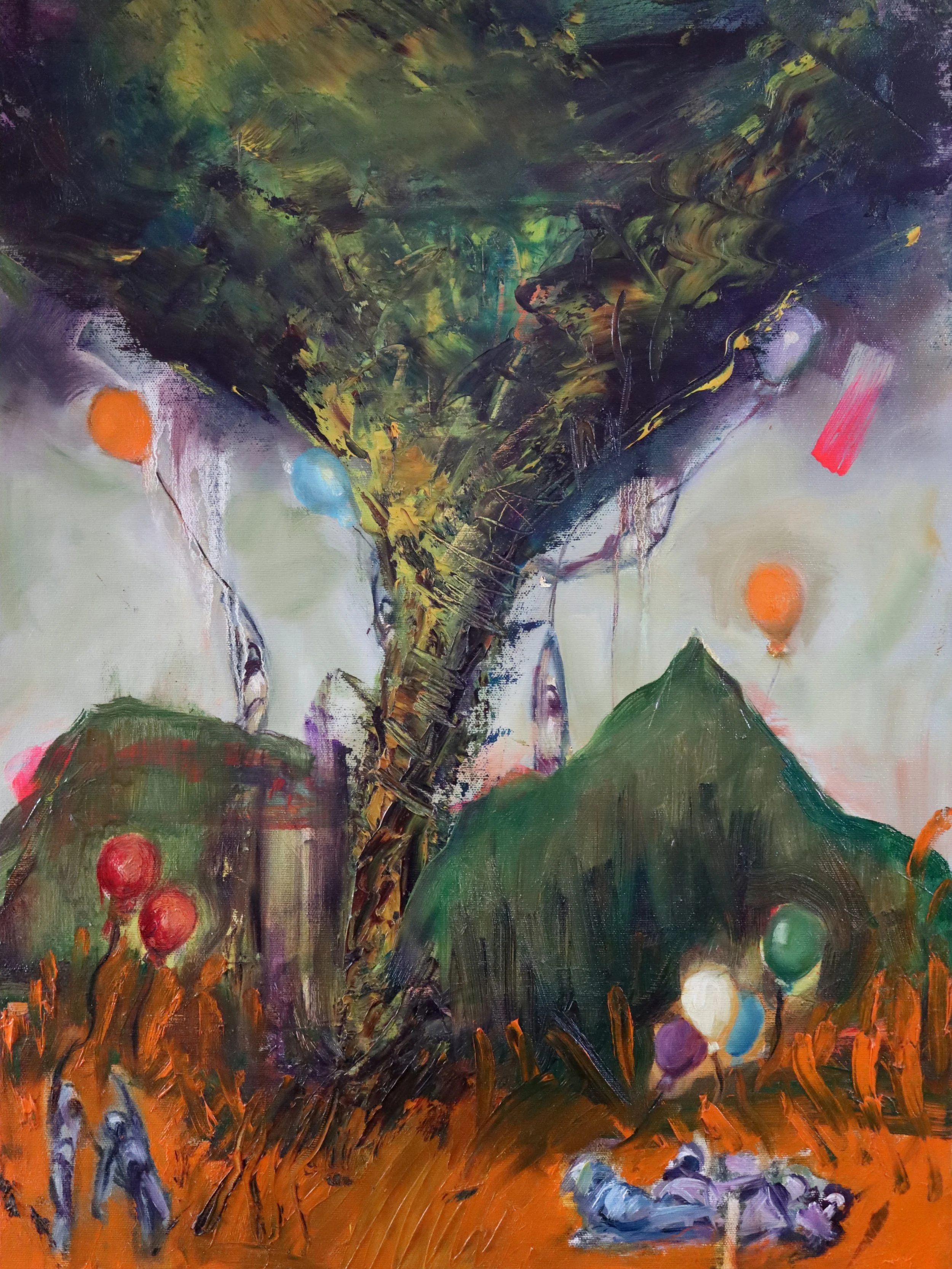 Tornado III - oil on canvas/ 50x70cm/ 2017