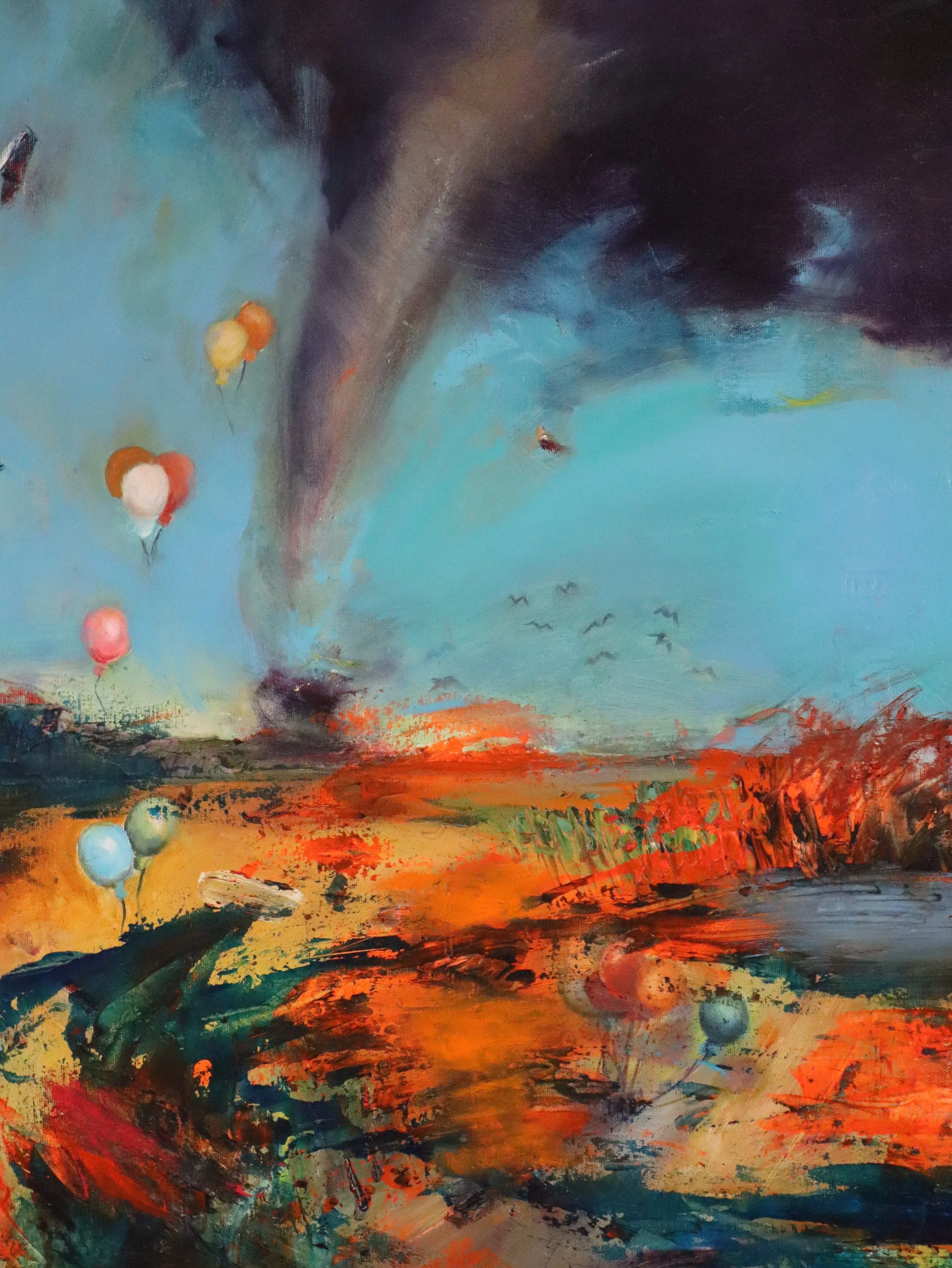 Tornado V - oil on canvas/ 70x90cm/ 2021