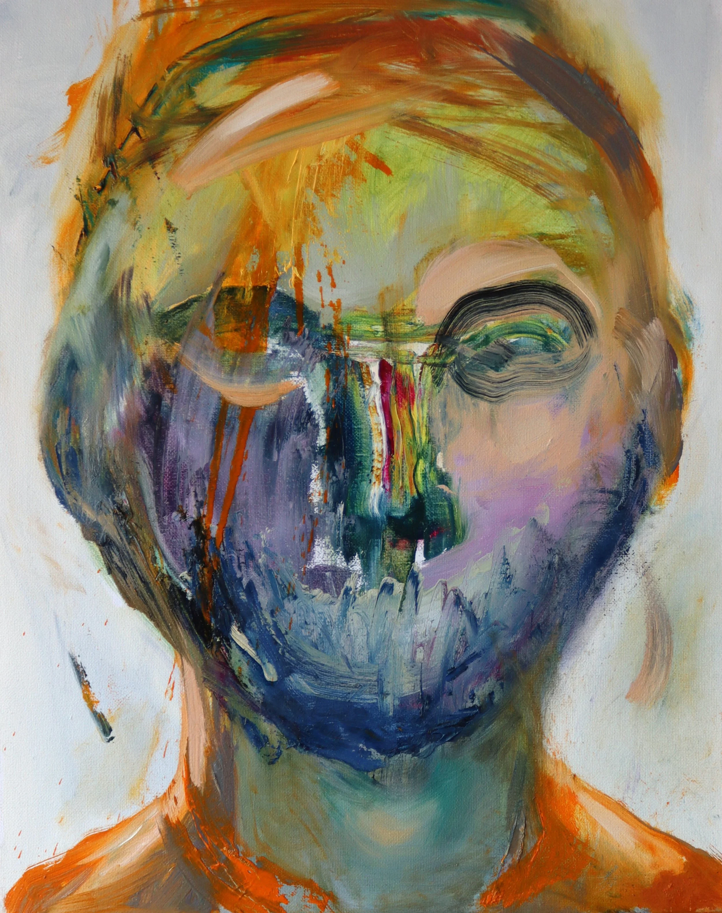 Portrait 27 - oil on canvas/ 40x50cm/ 2018