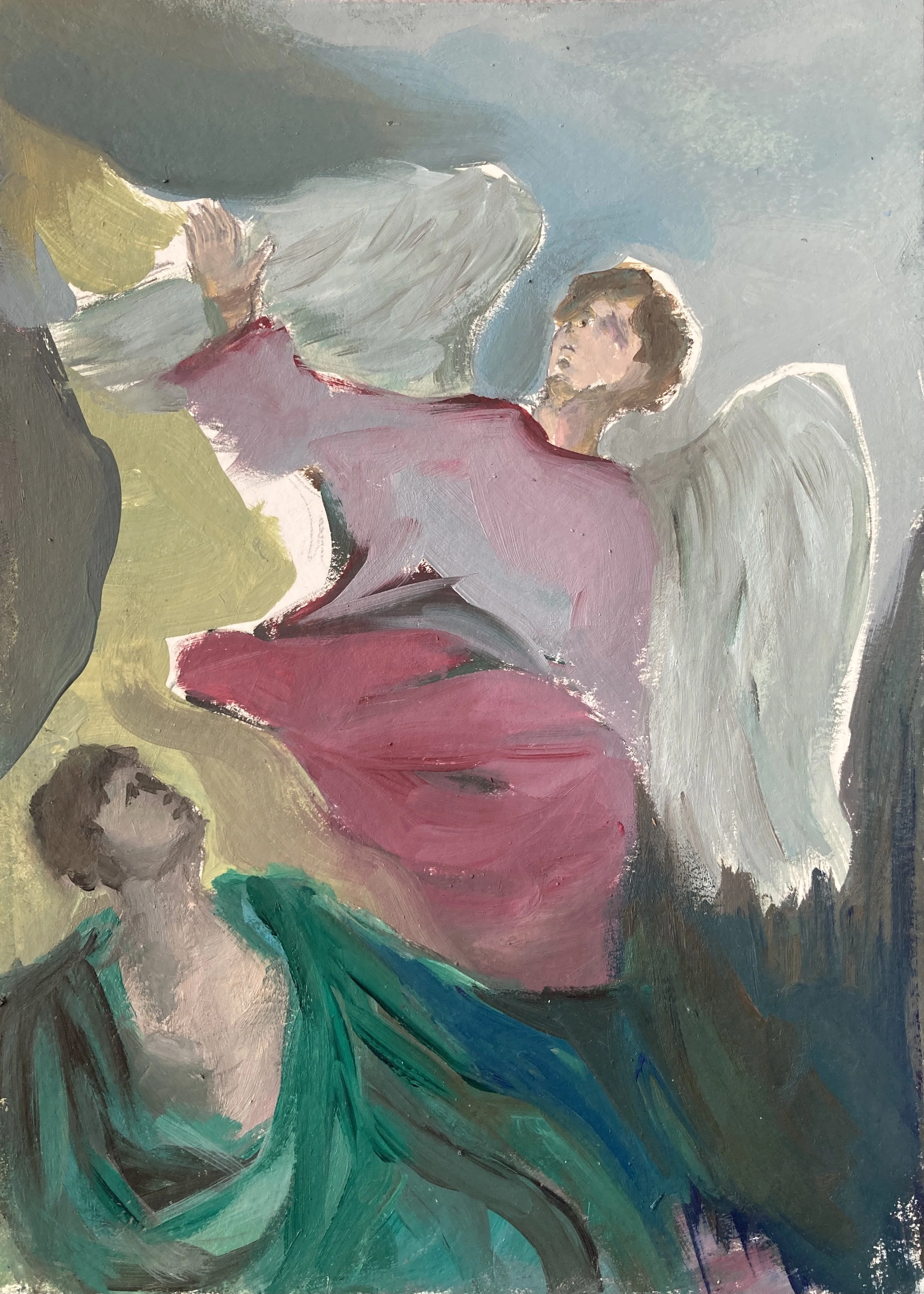 oil on paper/ 21x14.8cm/ 2022