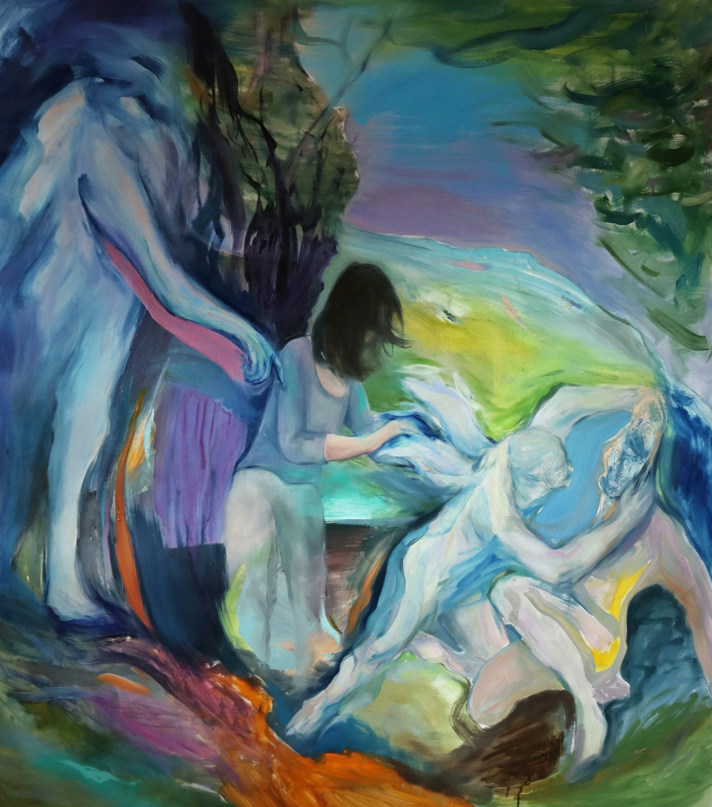 After our image and likeness - oil on linen/ 2021