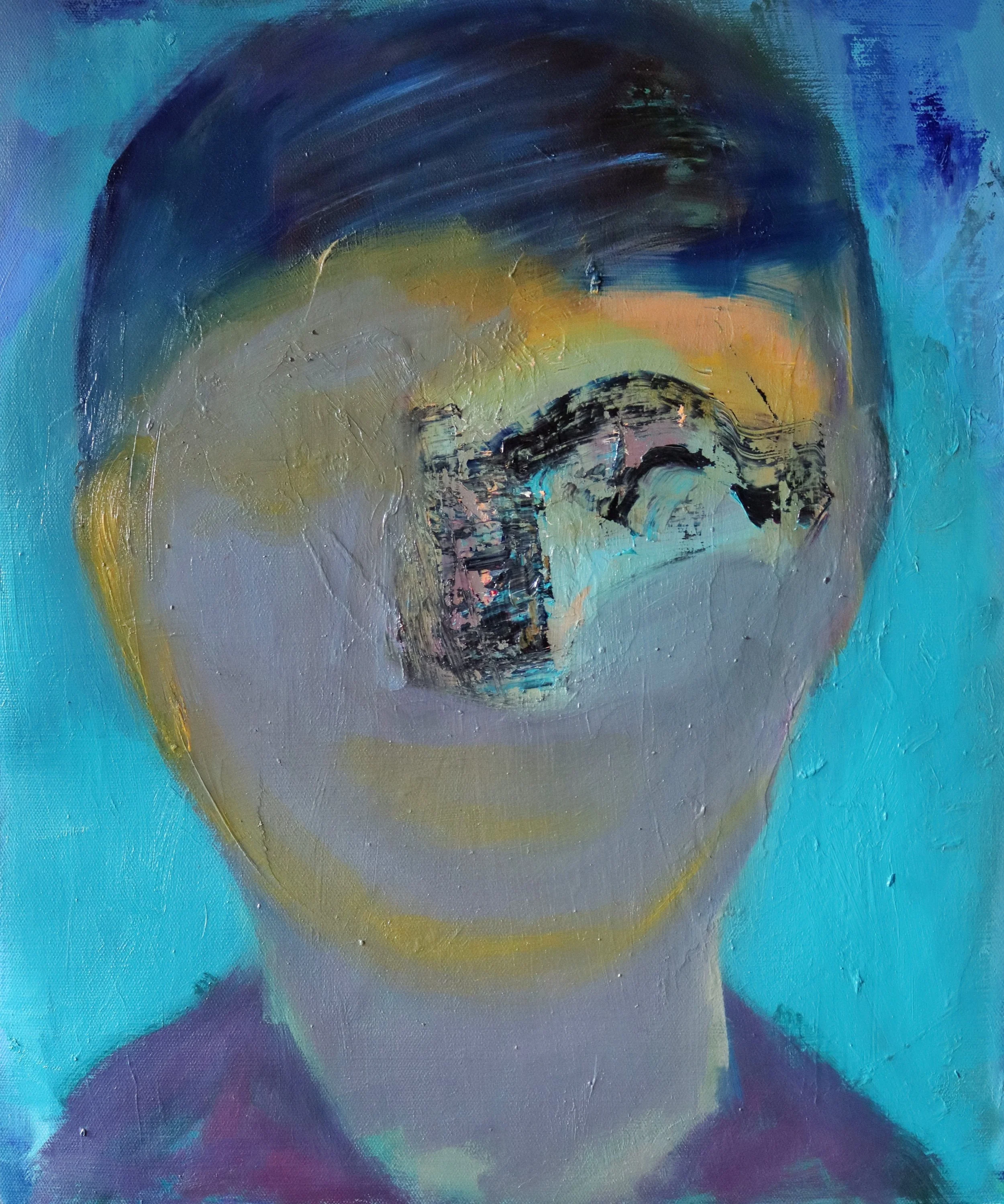 Portrait 41 - oil on canvas/ 42,5x50 cm/ 2022