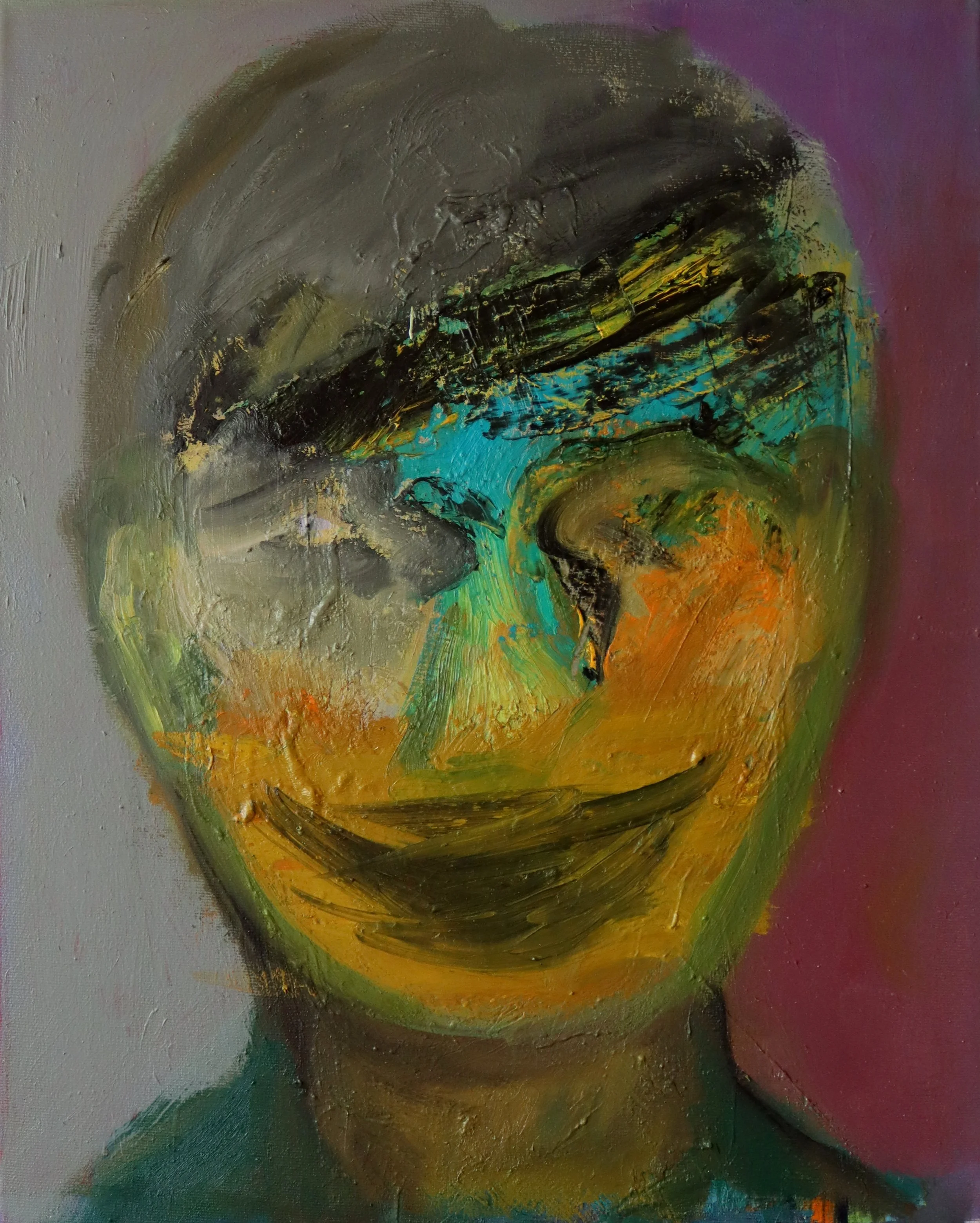 Portrait 43 - oil on canvas/ 40x50cm/ 2022