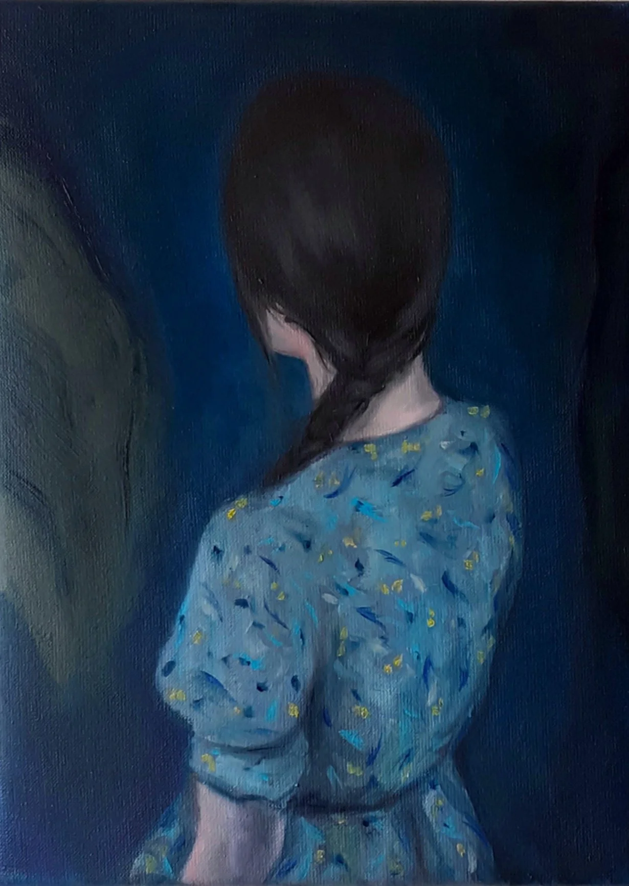 Basic braid - oil on linen/ 30x40cm/ 2022