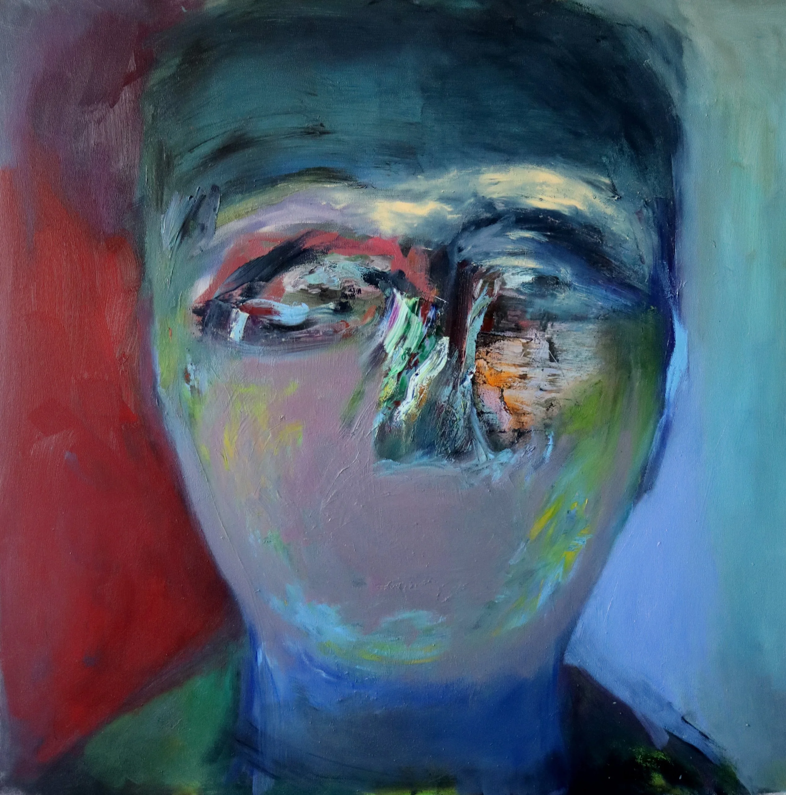 Portrait 40 - oil on canvas/ 80x80cm/ 2022