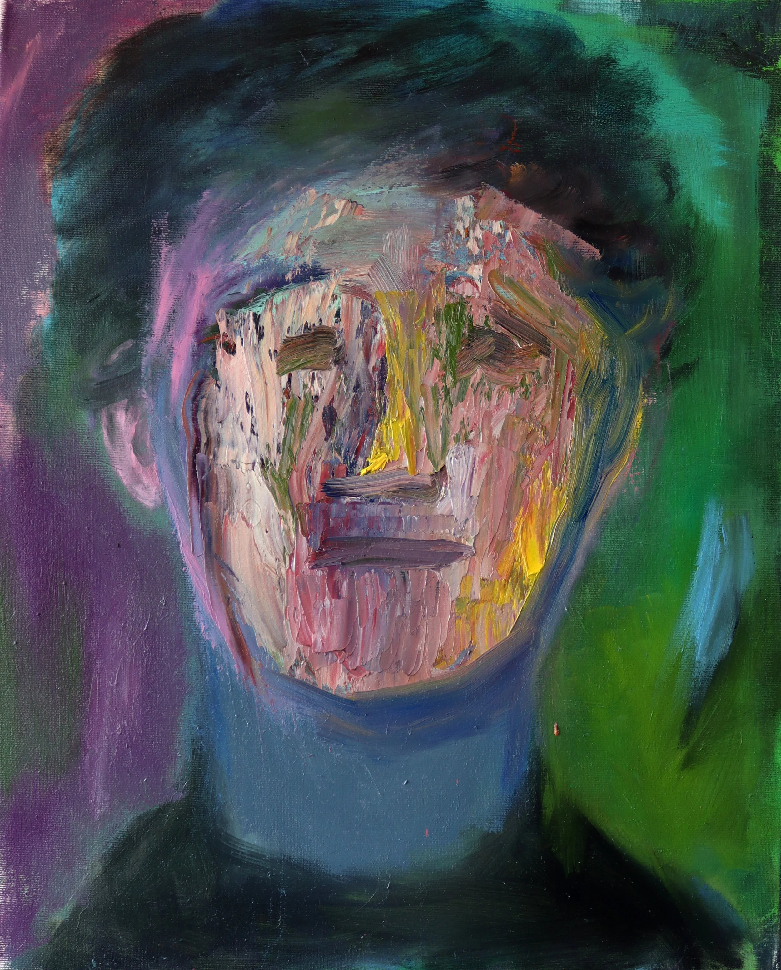 Portrait 34 - oil on canvas/ 40x50cm/ 2021