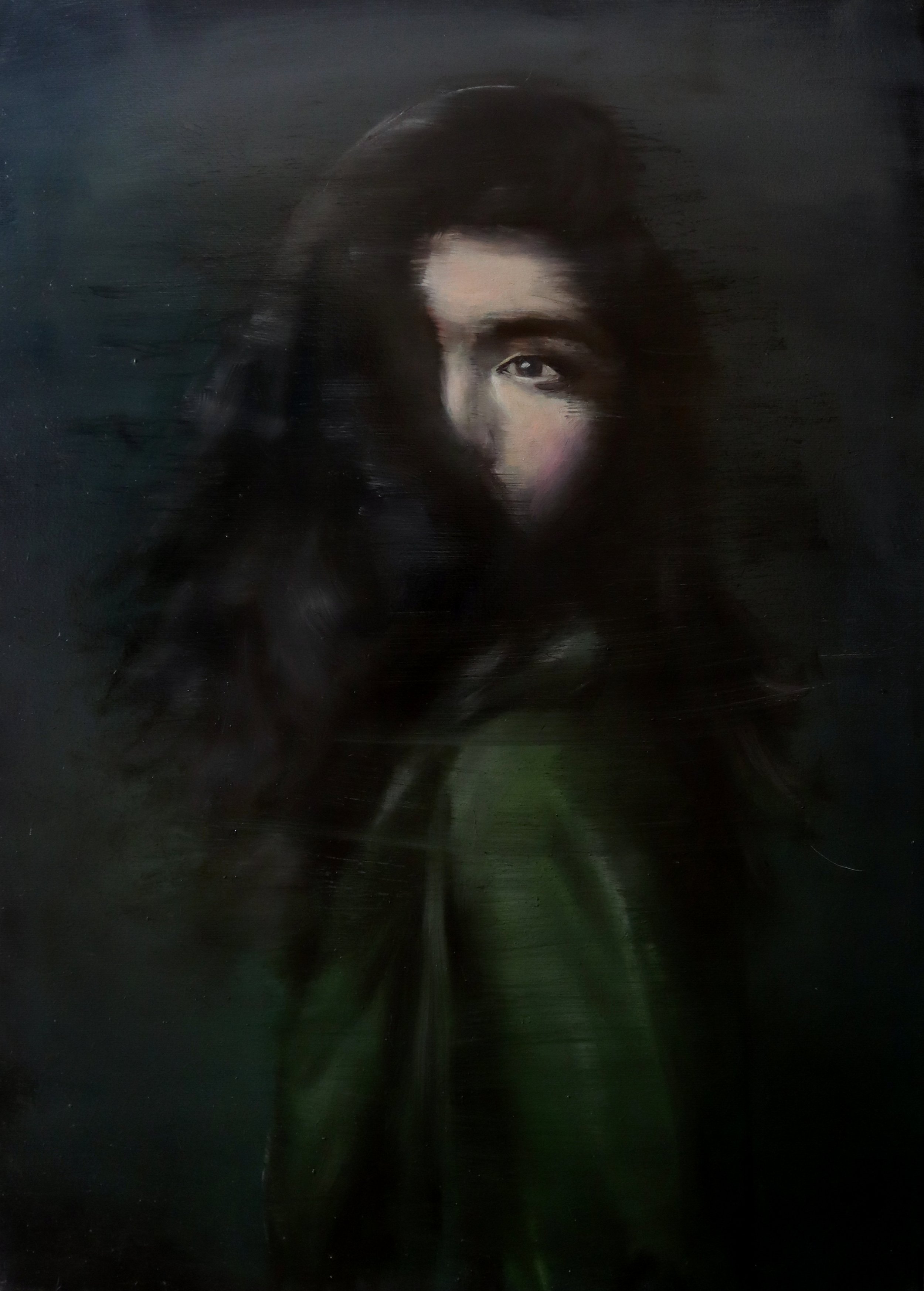 Self portrait - oil on canvas/ 50x70cm / 2020