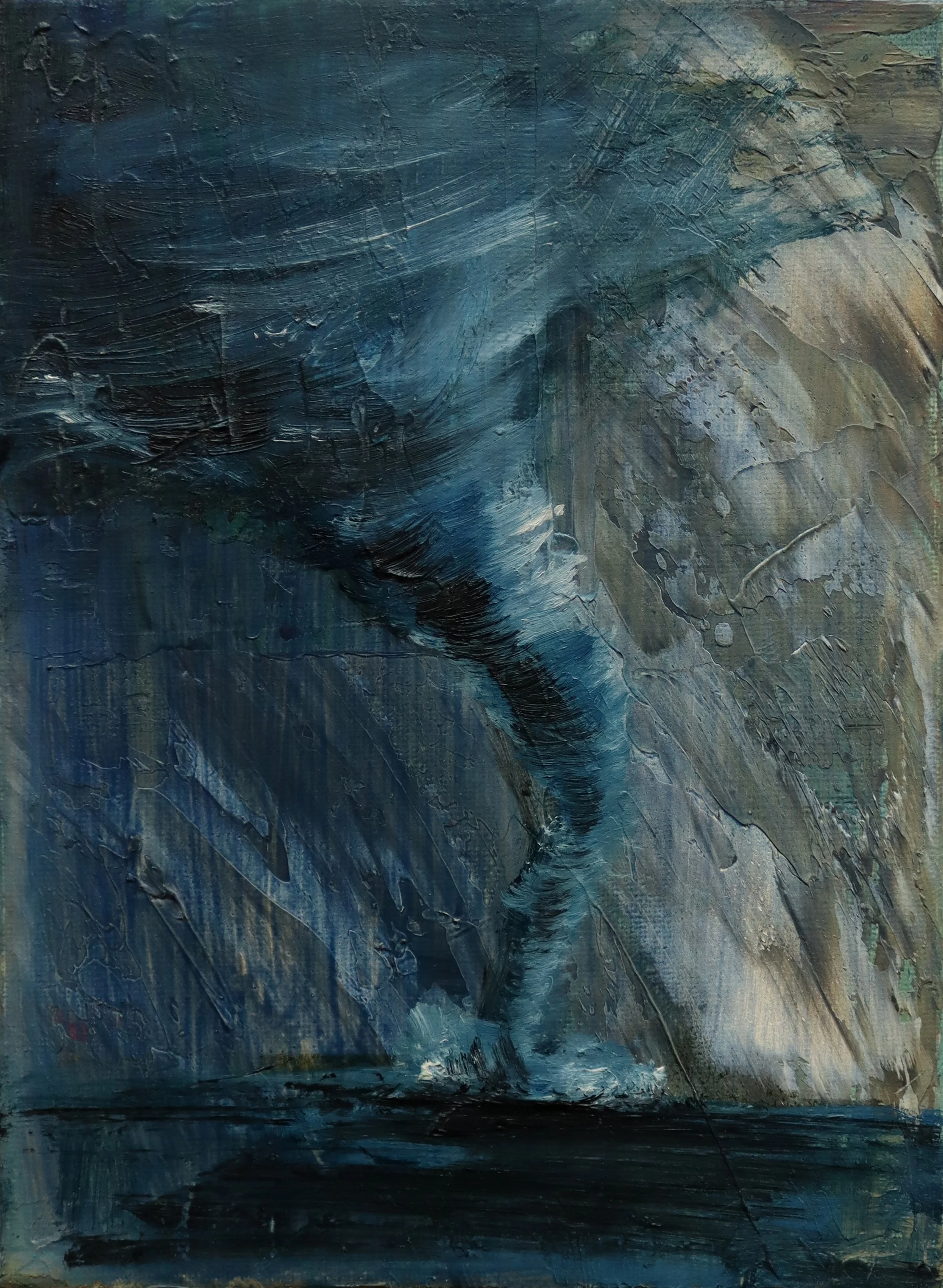 Tornado I - oil on canvas/ 18x24cm/ 2016