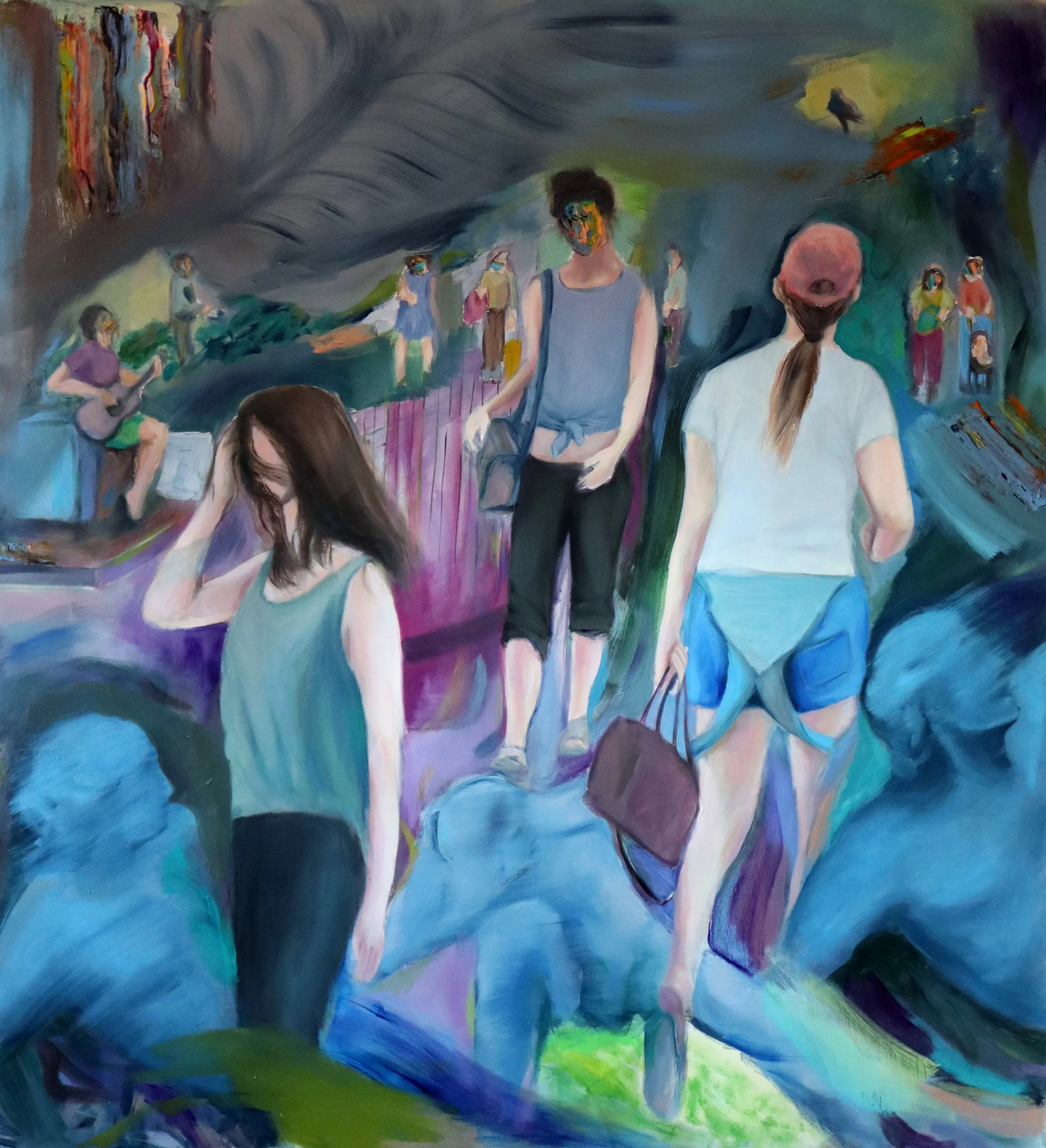 Prelude a l'apres midi - oil on linen/ 116x126cm/ 2022