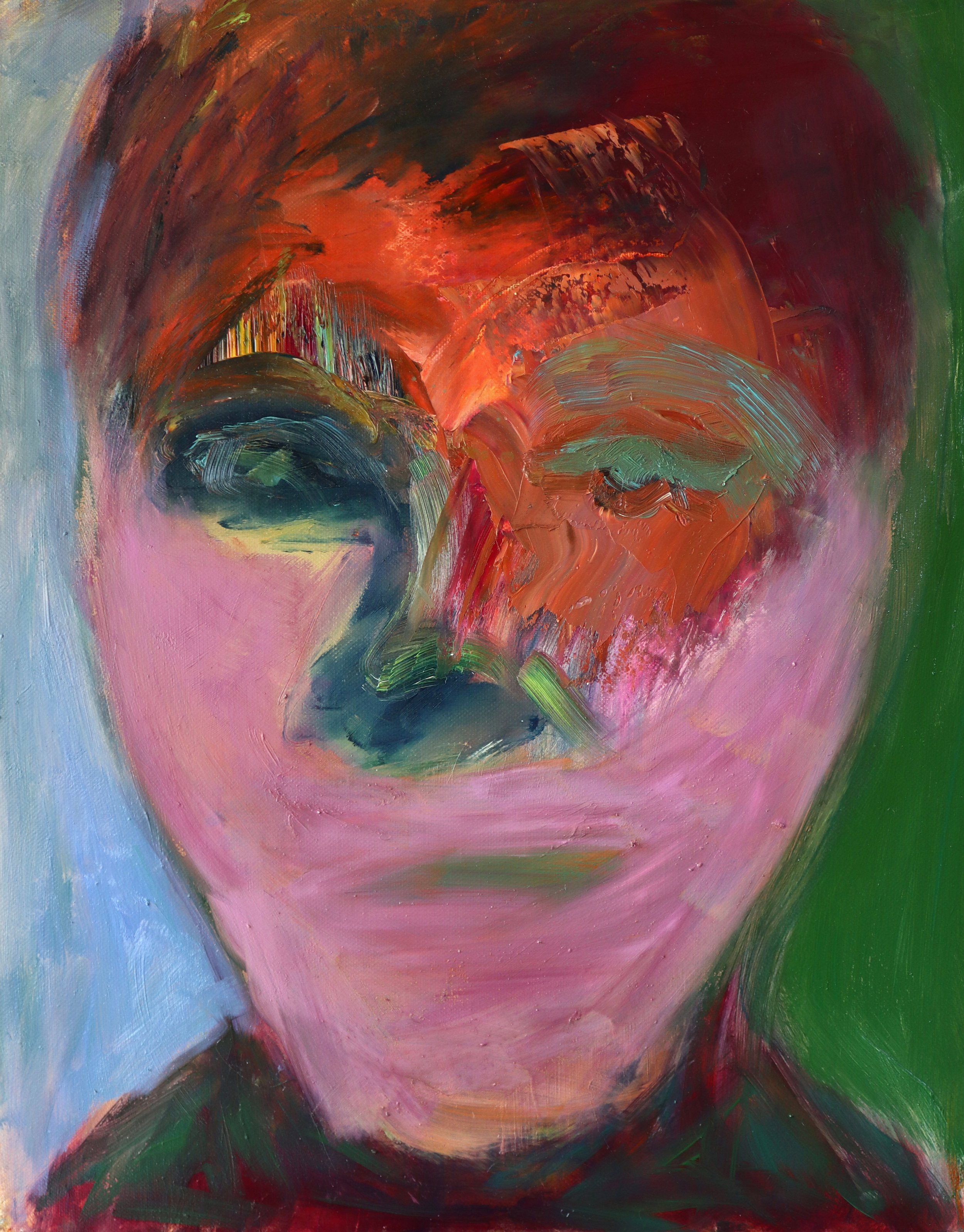 Portrait 28 - oil on canvas/ 40x50cm/ 2021