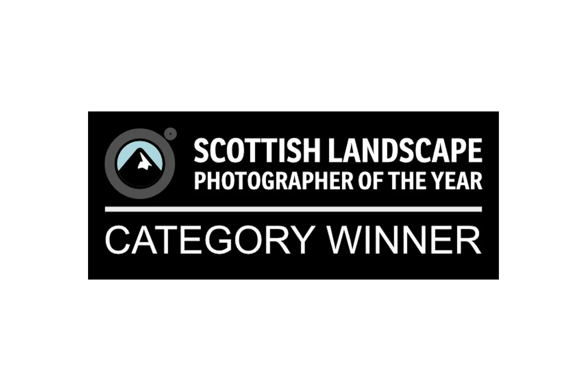 Scottish Landscape Photographer of the Year 2024 category winner badge for Duncan Wood