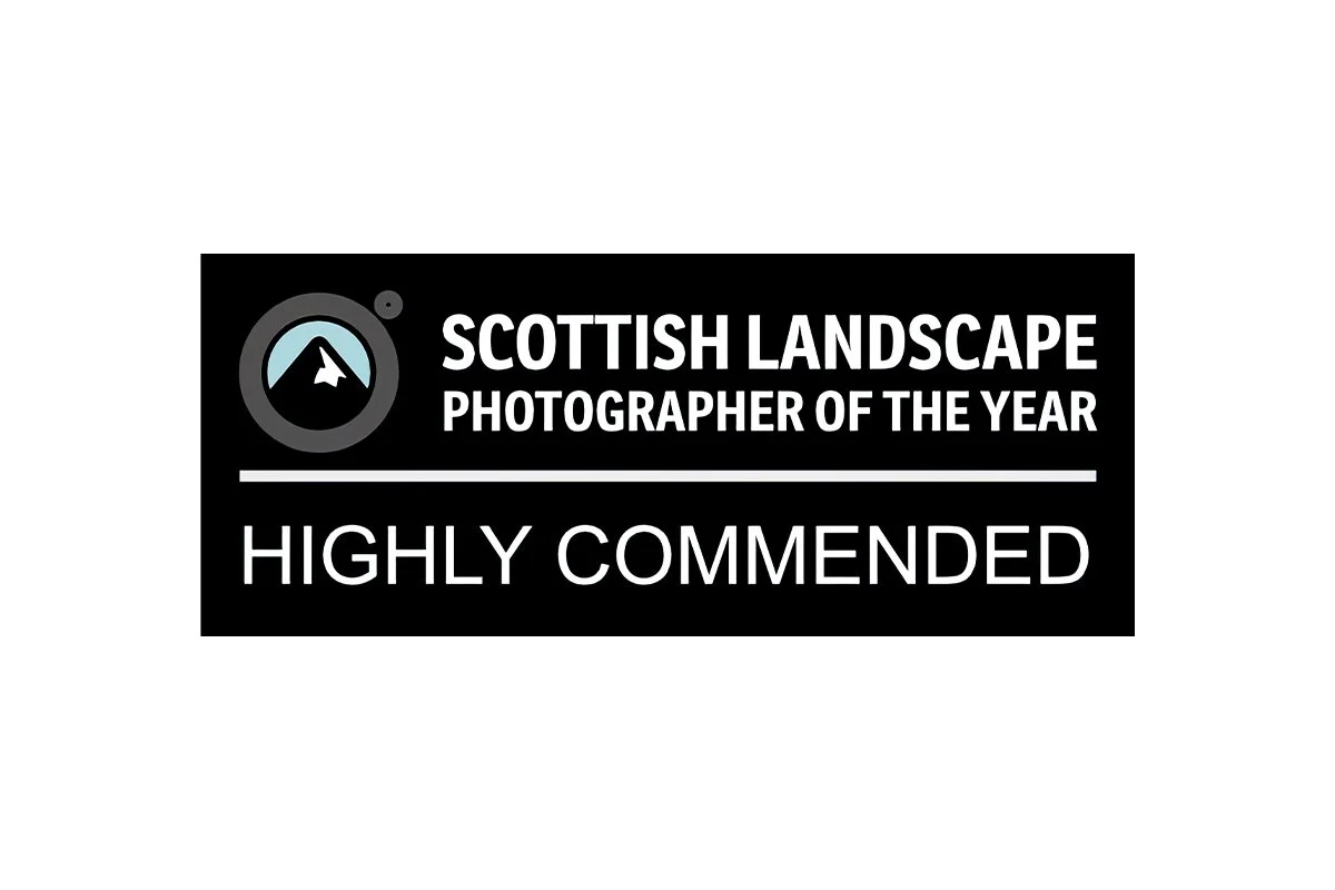 Scottish Landscape Photographer of the Year highly commended badge for Duncan Wood