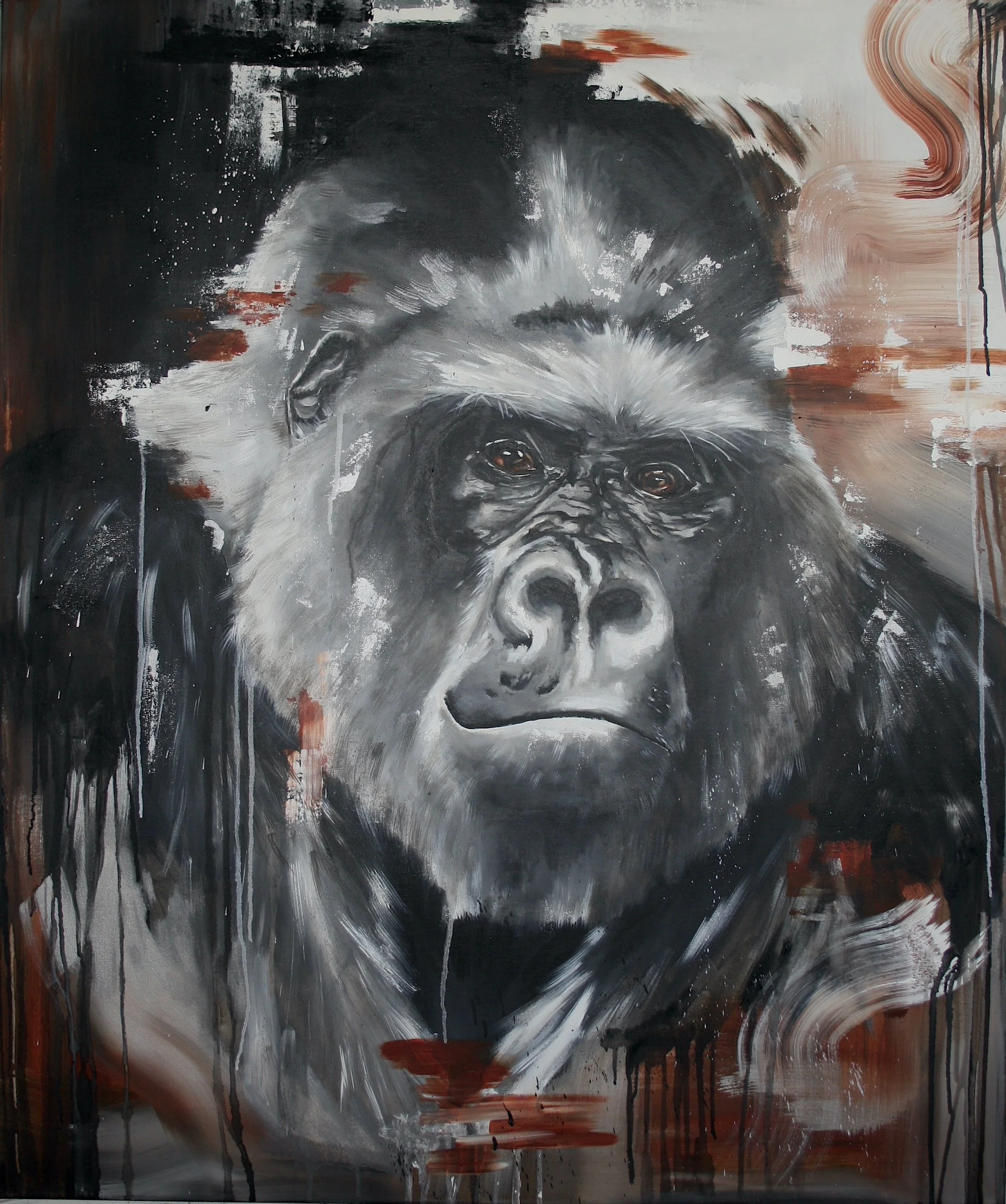 Alpha, 2022. 100x120cm, acrylic on canvas. 