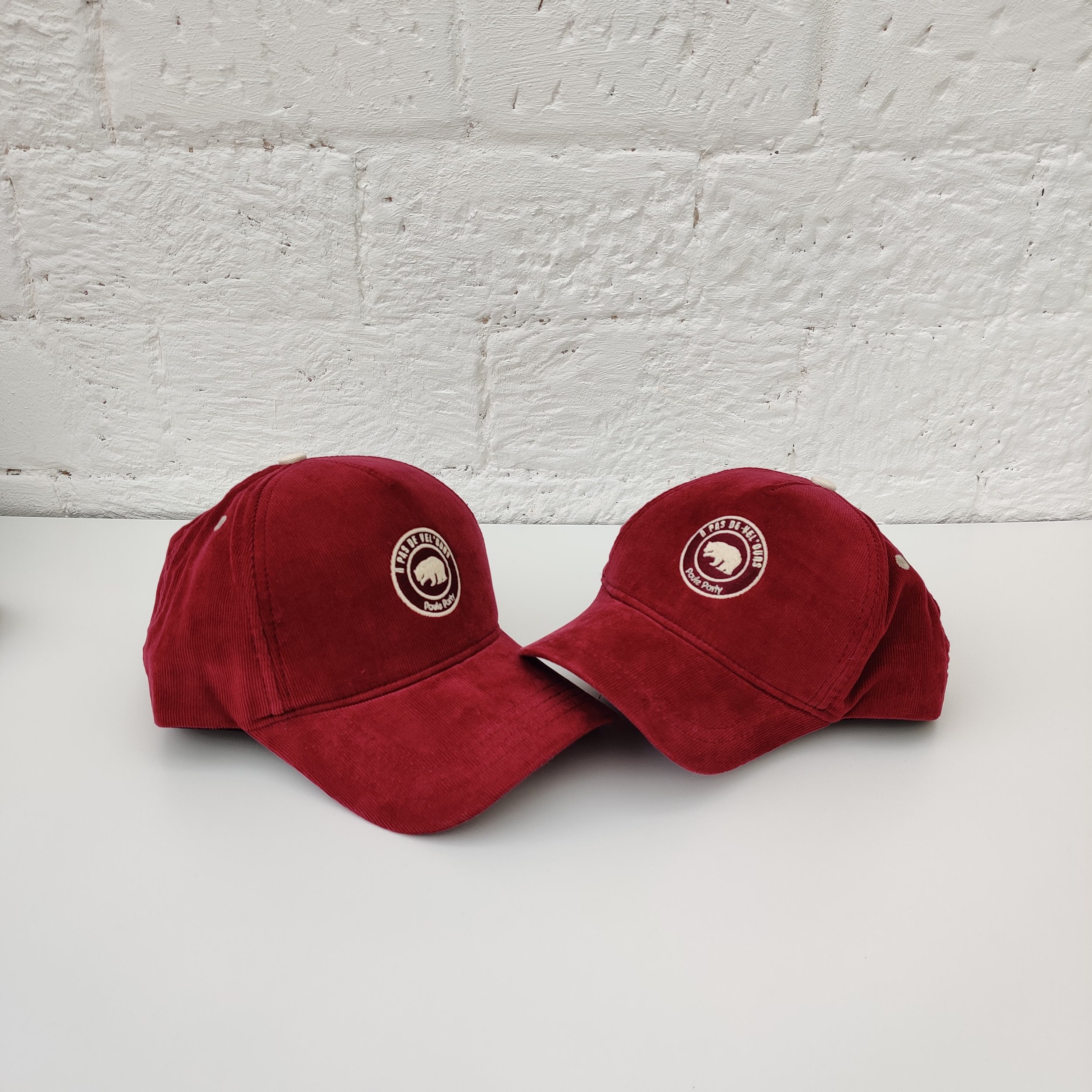 Pack Casquettes A pas de vel'ours