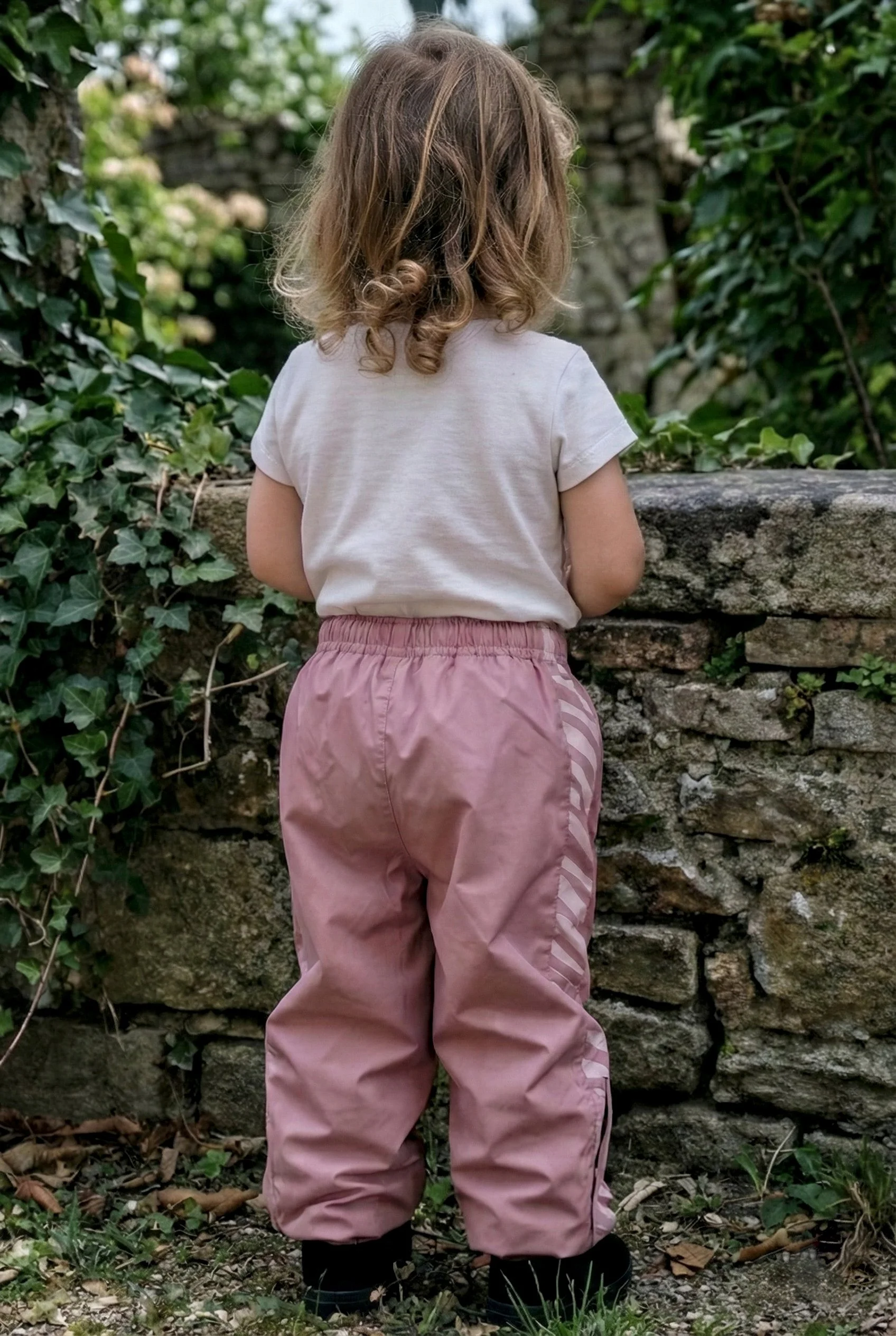 pantalon de pluie enfant, pantalon imperméable ajustable, pantalon de pluie vélo, pantalon randonnée, pantalon poule party