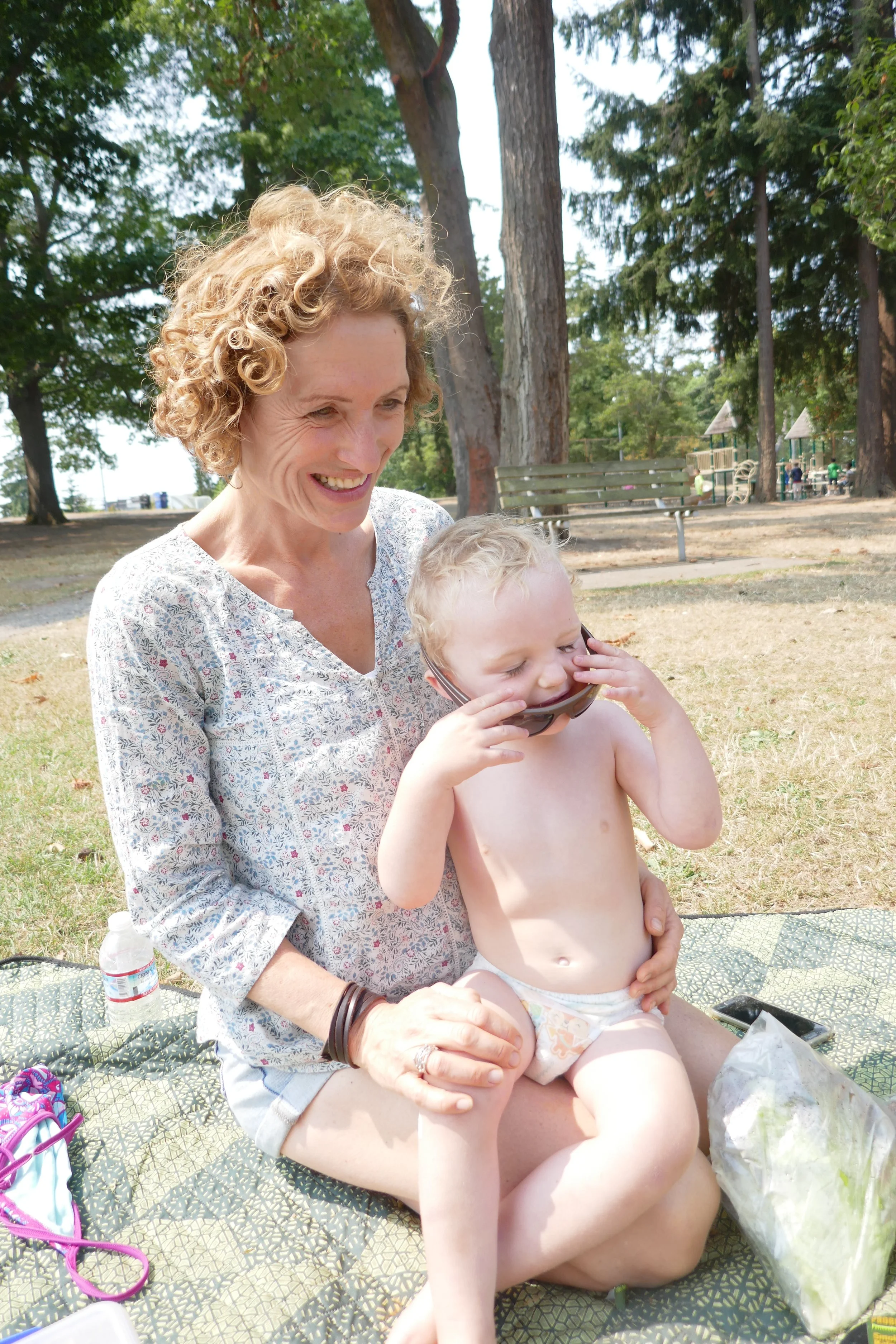 Aug 2018: 18 months post chemo with Ethan at 20 months old. 