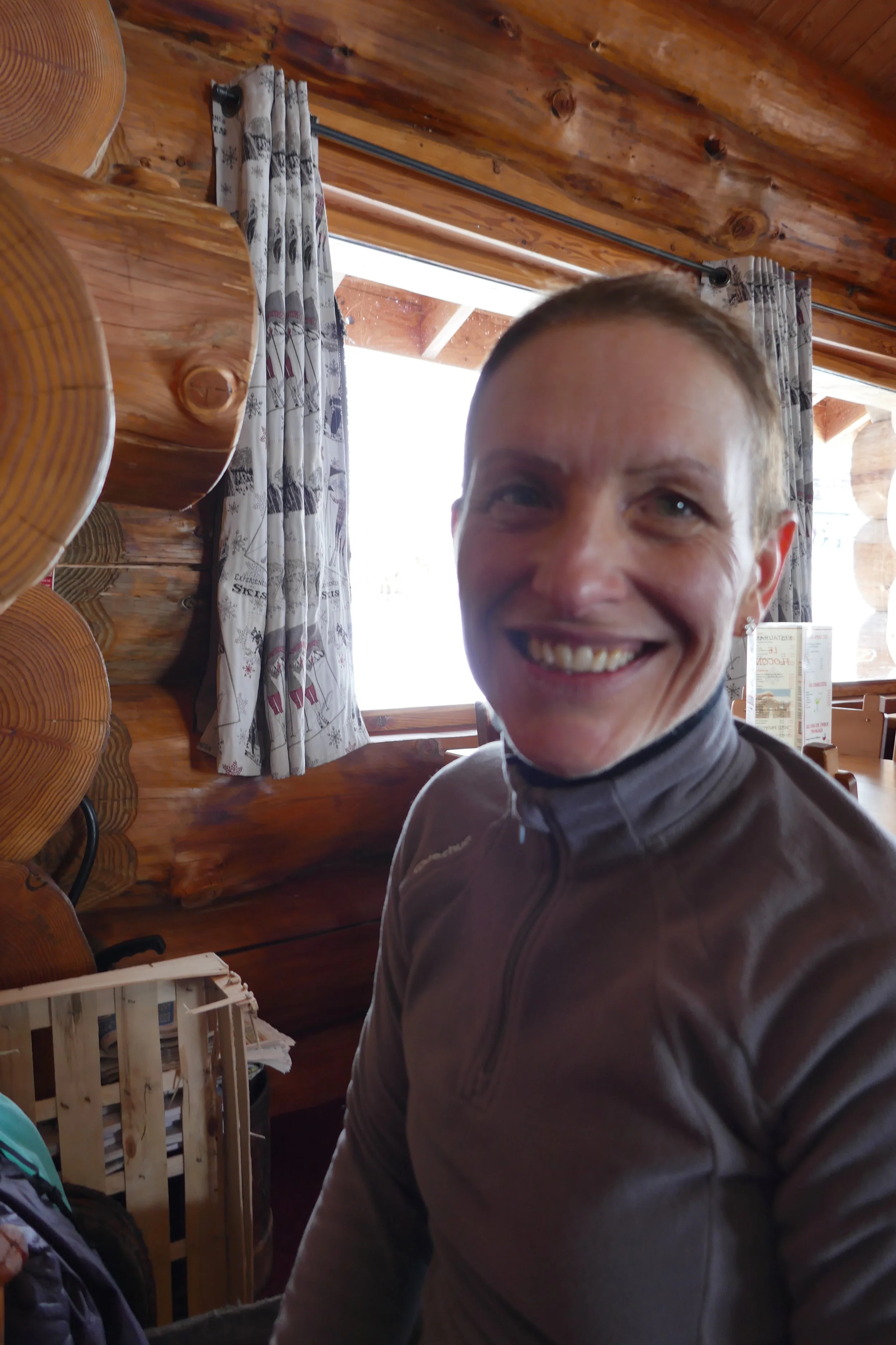 Mar 2017: 2 months post chemo and embracing my new haircut.