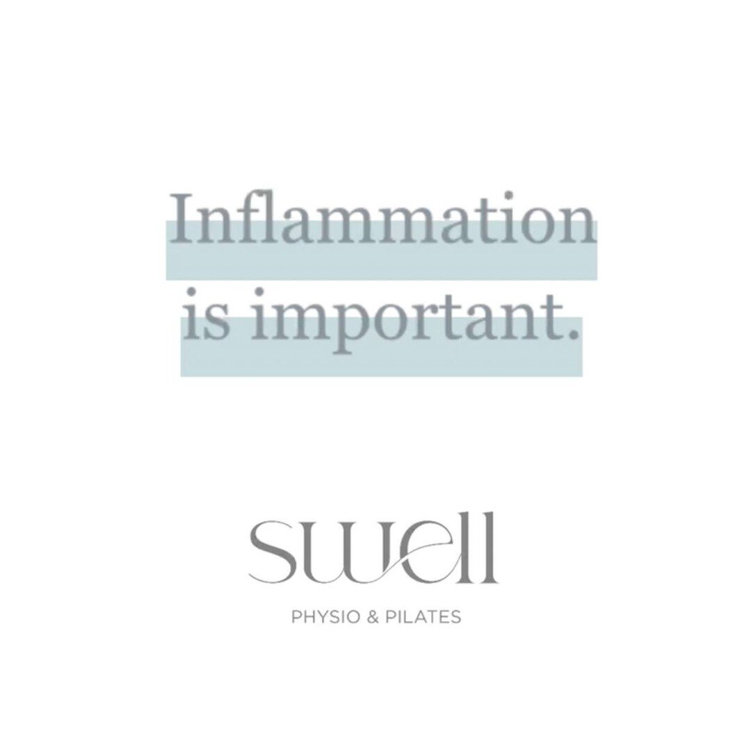 Inflammation is often considered the bad guy, but is it really? 🧐

We have anti-inflammatory medication 💊, anti-inflammatory diets 🥦, ice applied to injuries to curb inflammation after injuries 🧊. However, inflammation is a crucial for us to heal