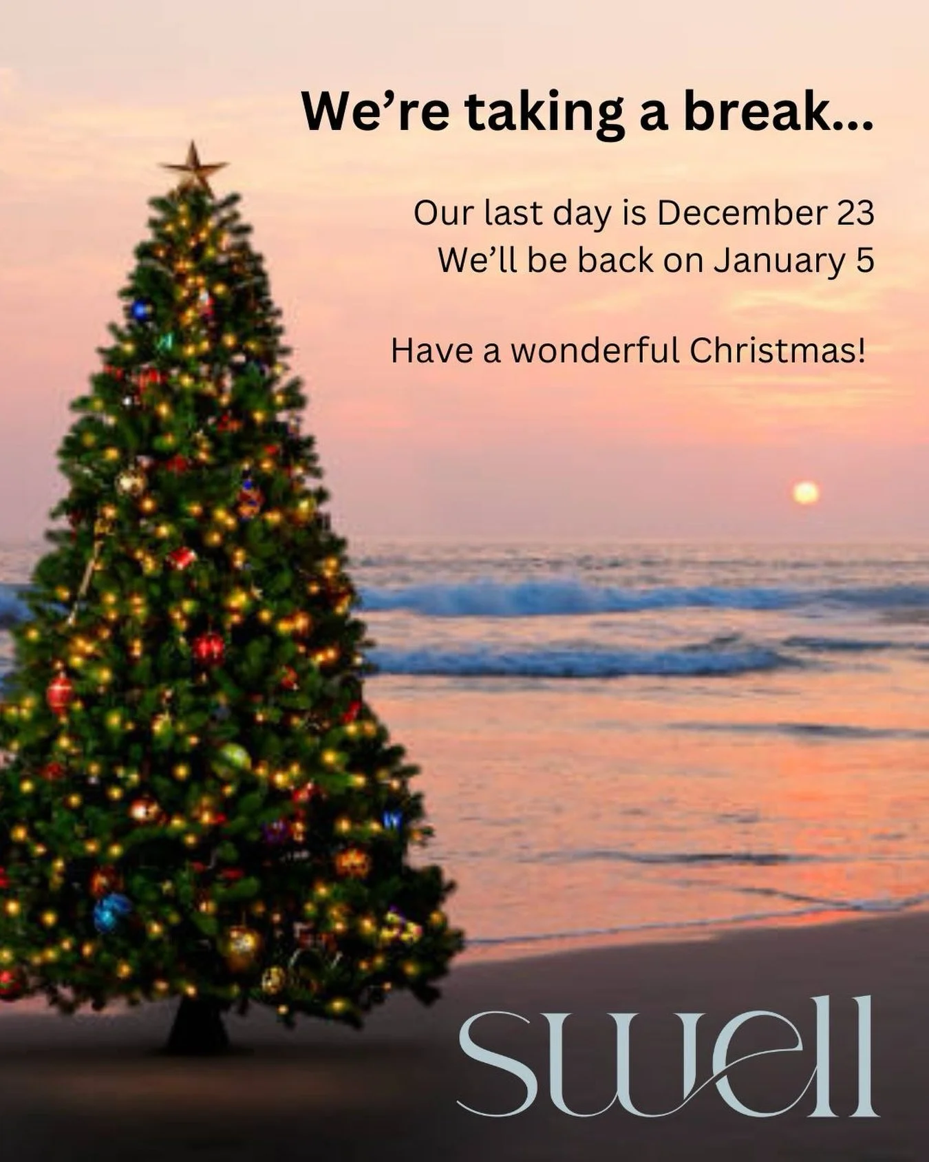 It&rsquo;s that time of year again! We&rsquo;ll be taking a break over the festive period and hope everyone has a relaxing and enjoyable break ahead of 2026! 🎄😊✨