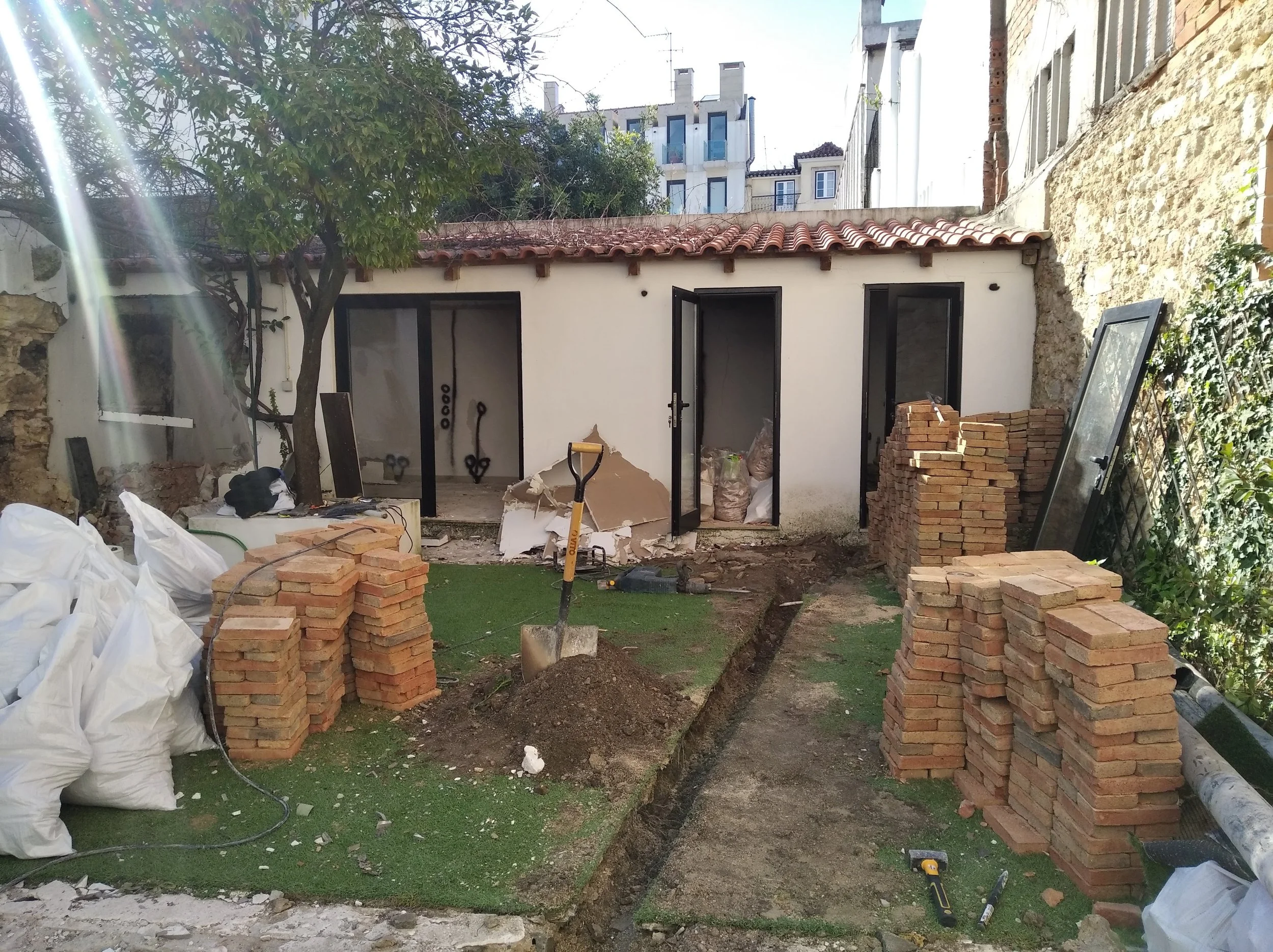 demolições reabilitação Estrela Lisboa