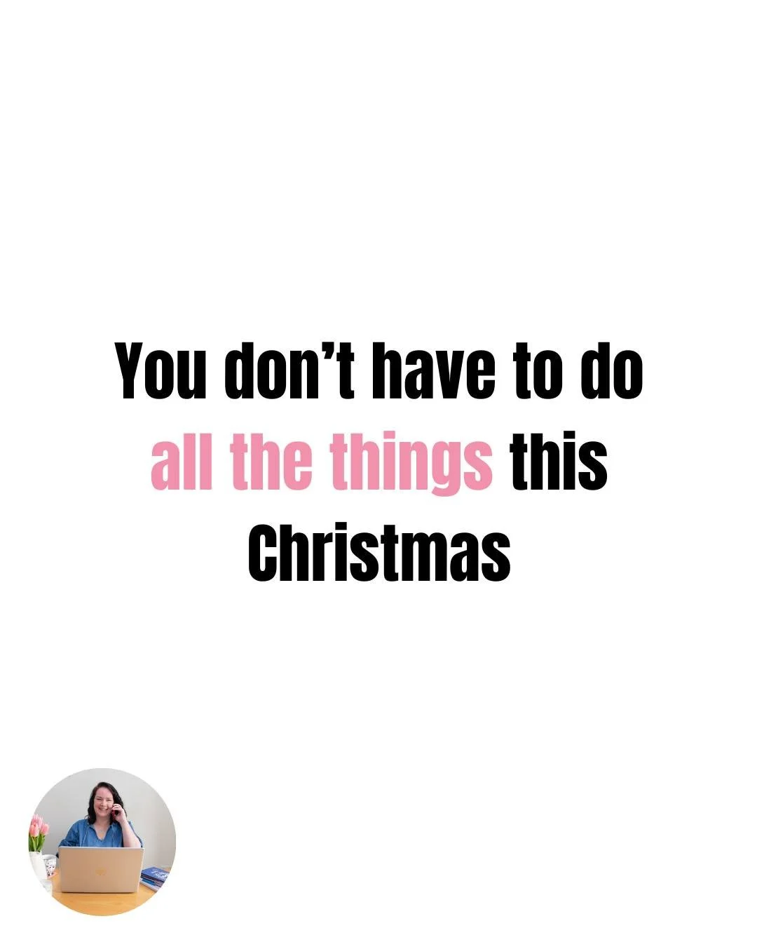 ✨ You do NOT have to do all the things this Christmas to be a good mum.

Matching PJs, Elf on the Shelf, Christmas Eve boxes, fancy light trails, new decor every year&hellip; it&rsquo;s a lot.

And remember &mdash; Instagram is curated. Real life is 