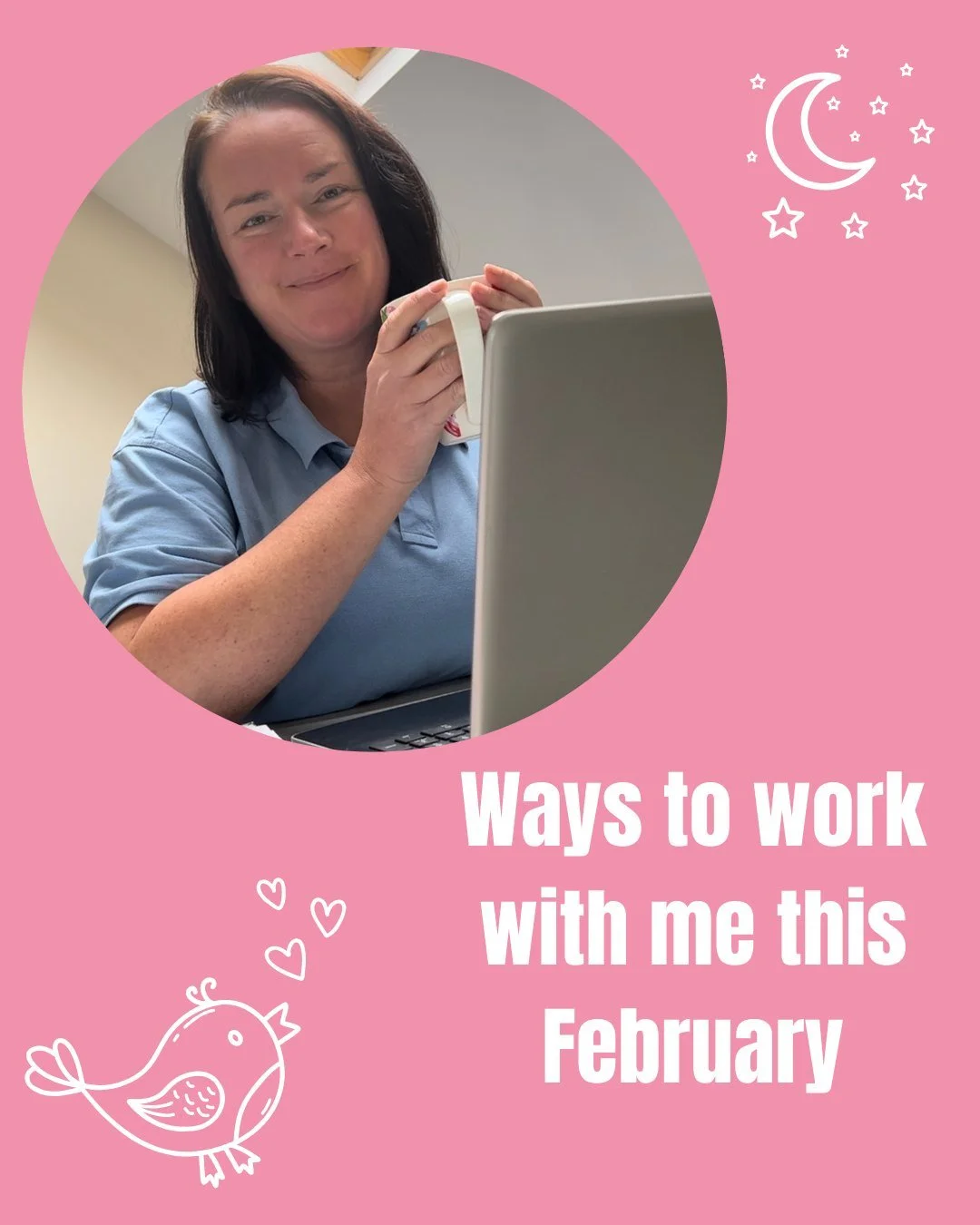 3 ways to get more sleep in February...

1. Calm Sleep Circle &pound;77

If you&rsquo;re local to Wrexham / Chester, my next 5-Week Calm Sleep Circle begins on 26th February 

This is a beautiful, supportive space where:

- Babies can play in a gorge