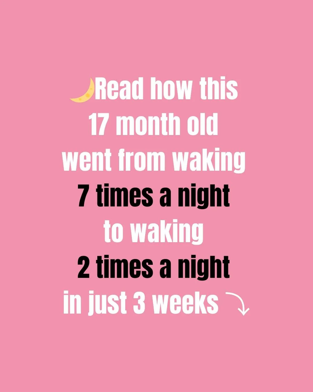 How would you feel if I could help you reduce your baby or toddlers wakes by 70%?

💤When I first started working with my lovely client Lou from Oxfordshire, her 17 month old boy was waking 7 times each night. He was breastfed upon each waking, makin
