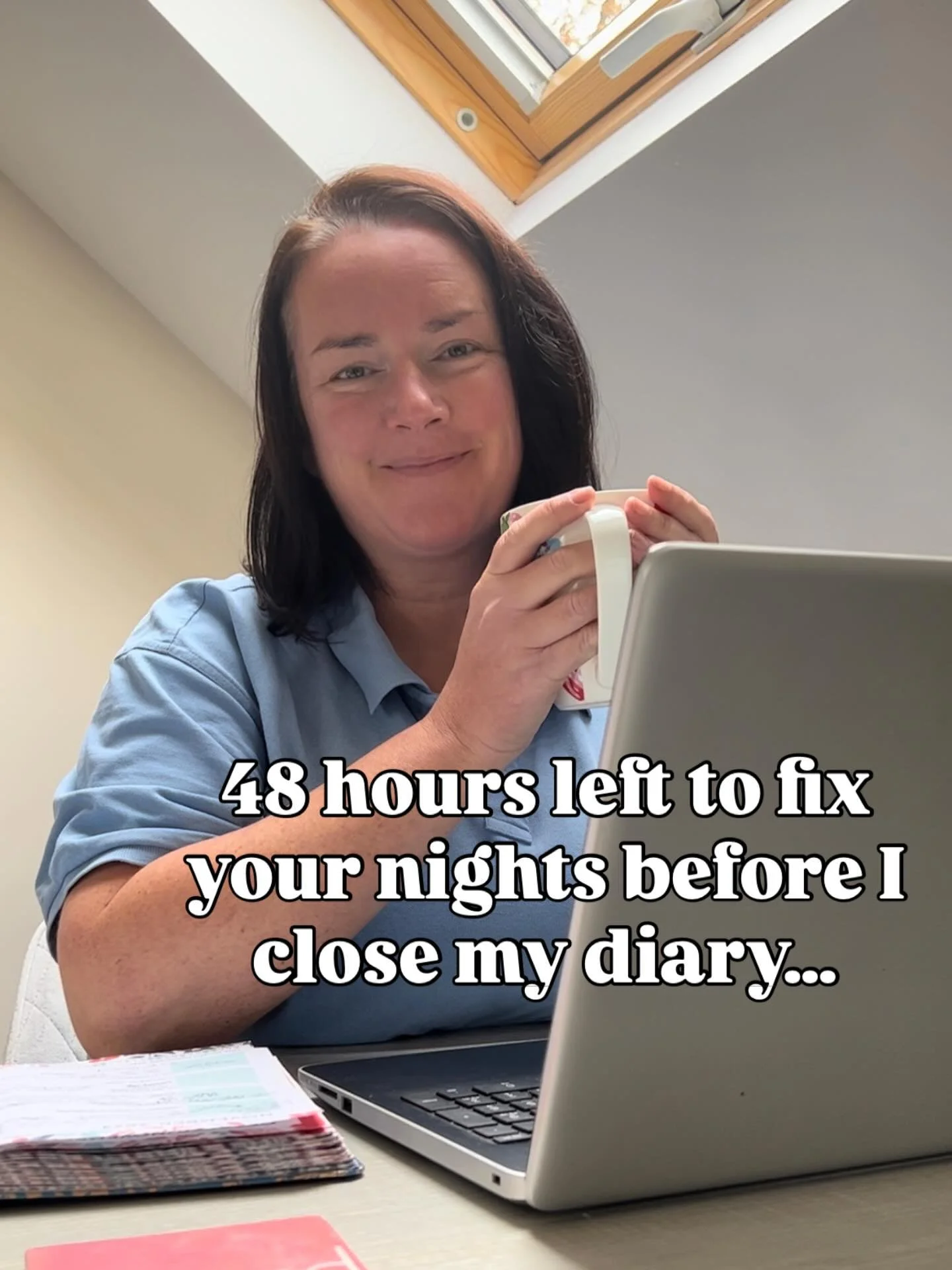 This is your 48-hour warning.

After March 31st, I&rsquo;m closing my diary for 6+ weeks.

👉 No new 1:1 clients
👉 No Gentle Sleep Reset
👉 Next start date: 18th May

So if you&rsquo;re currently:

😩dreading bedtime every night
😴up multiple times 