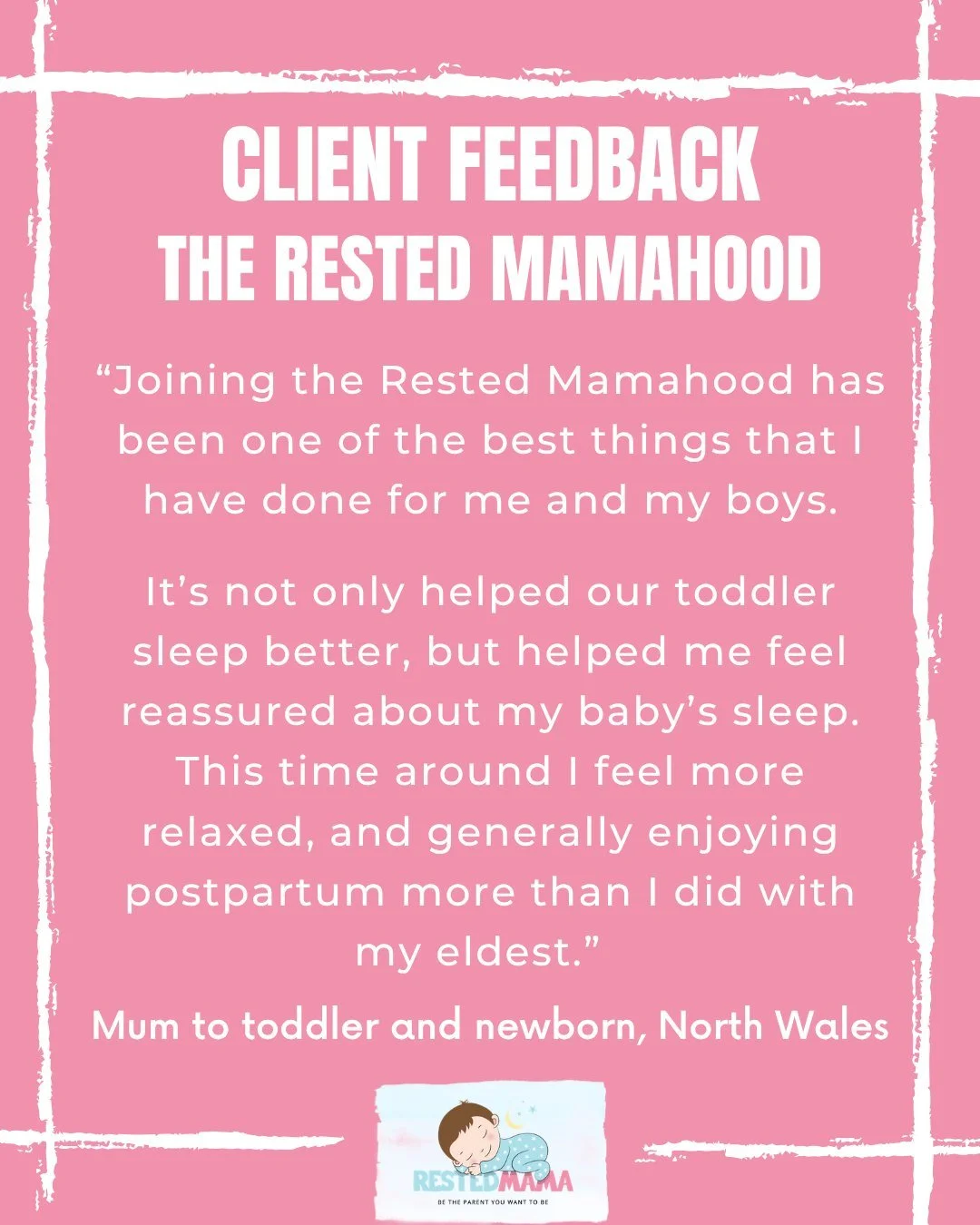 Imagine enjoying the newborn stage because of the support you have...

This is what happened to a lovely Mum who found The Rested Mamahood invaluable:

"As a second time mum, I realise how much I stressed and worried the first time round with sl