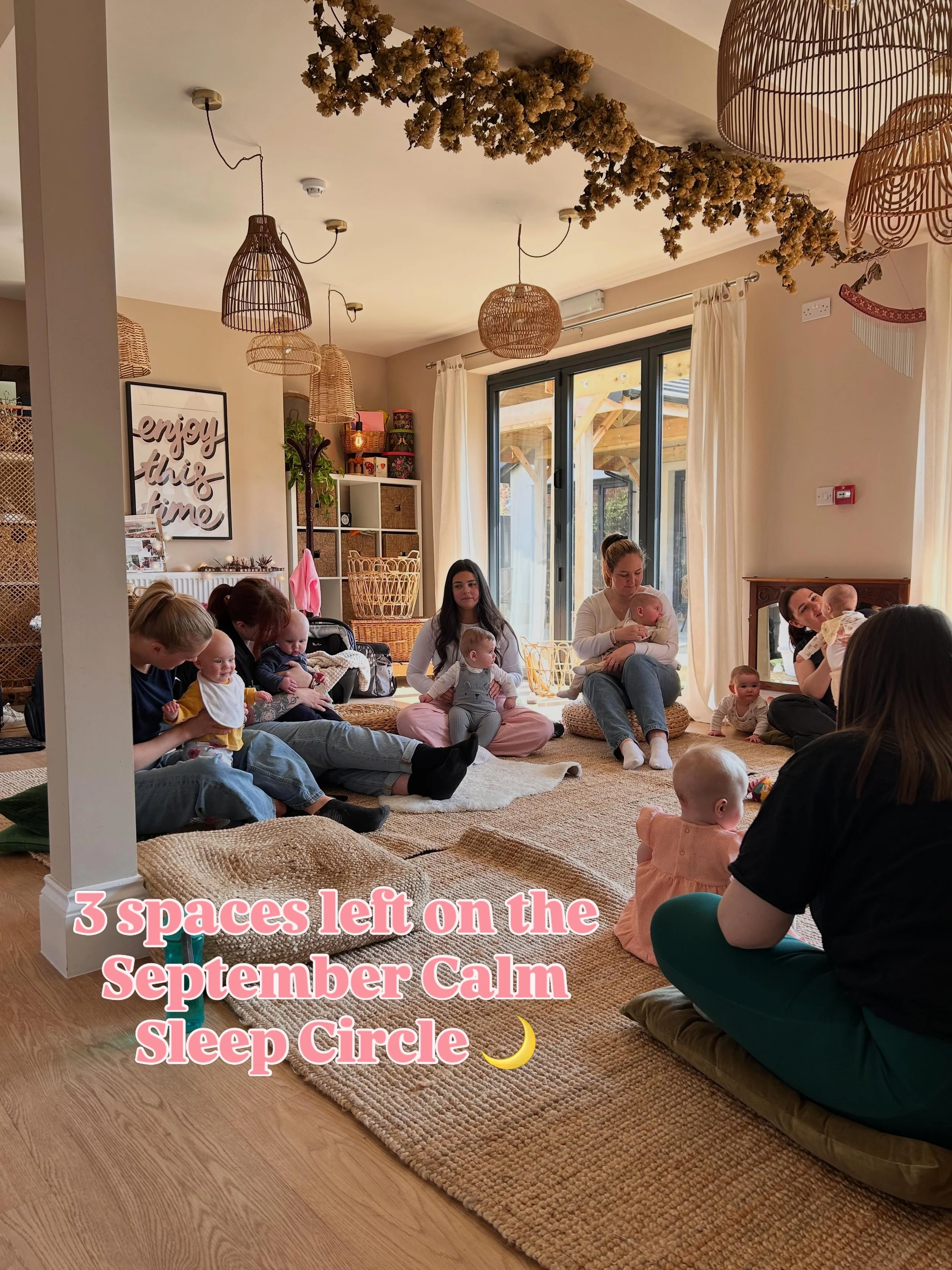5 of the 8 places have already gone&hellip; and I&rsquo;ve barely announced this yet! 👀🤍

Which tells me that there are plenty of local mums who are ready for a different kind of support with their baby&rsquo;s sleep.

The next Circle starts 10th S