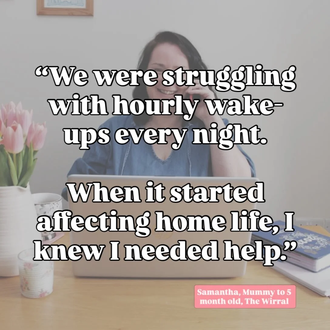 😩When sleep deprivation gets so tough that you know something has to change&hellip;

When Samantha got in touch, her baby boy was 5 months old. He was waking hourly overnight, his daytime naps were difficult, and the lack of sleep was starting to af