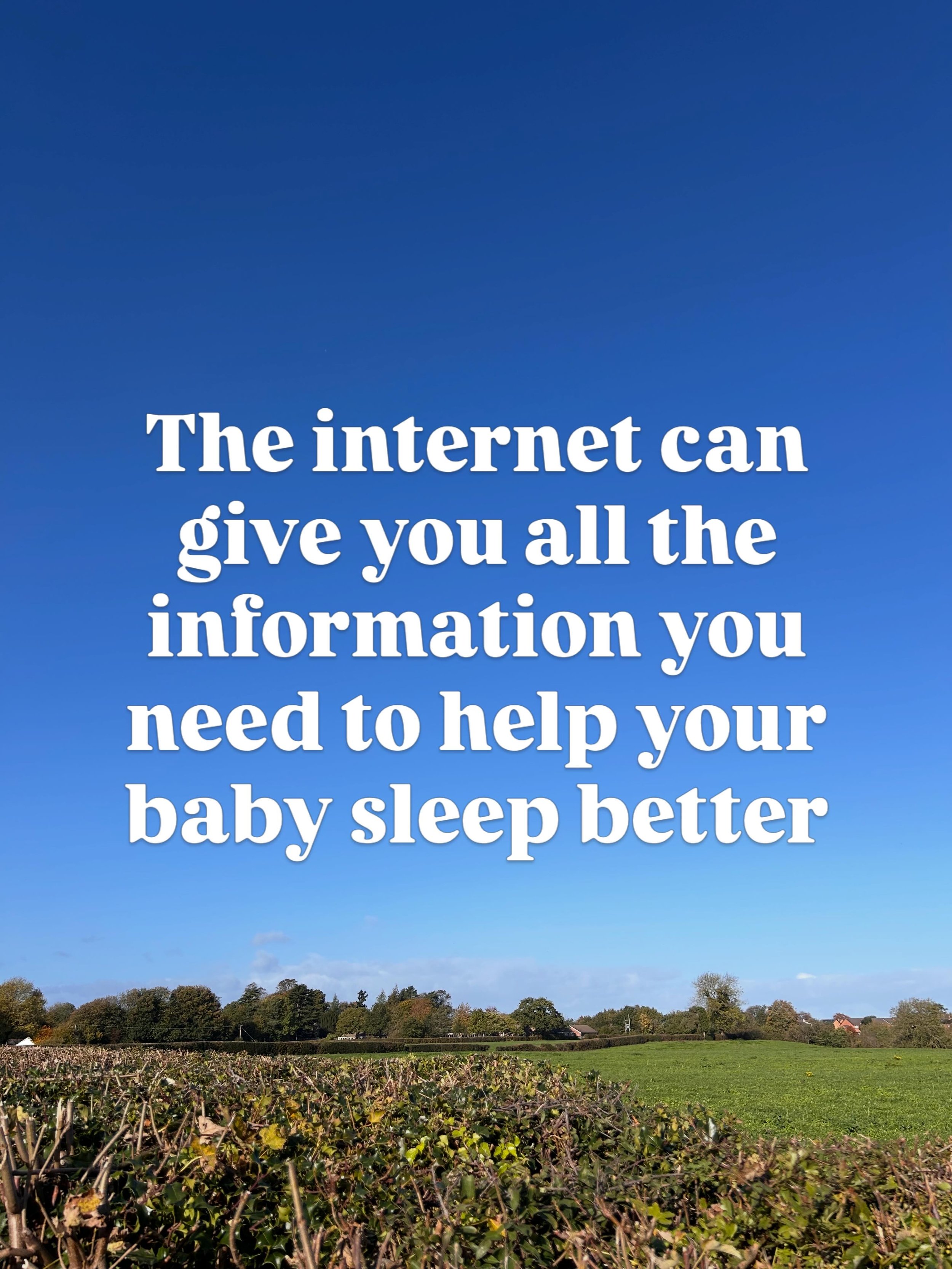 There has never been more sleep advice available...

So why are exhausted parents more overwhelmed than ever?

Think about it...

At 2am, you can find hundreds of articles about baby sleep.

Thousands of Instagram posts.

Countless TikToks.

Podcasts