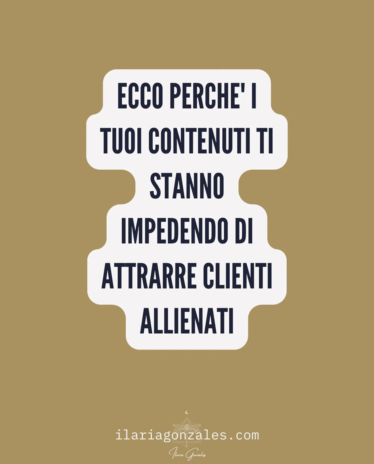 Posti con costanza ma poche persone acquistano la tua oferta e vorresti avere un flusso maggiore di clienti disposti a investire i soldi?
Per ottenere questo risultato devi  prima riconoscere cosa ti impedisce di ottenere il risultato che desideri.
I