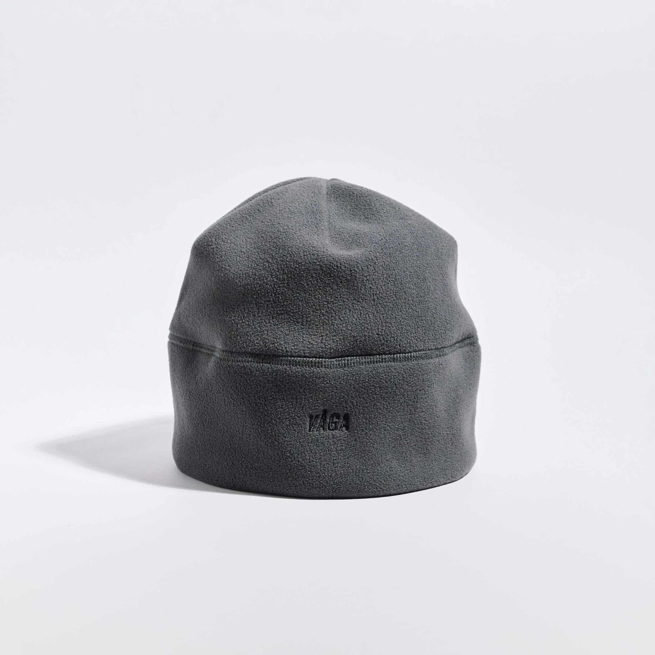 vaga-fleece-beanie-running-hat-charcoal-stood.jpg
