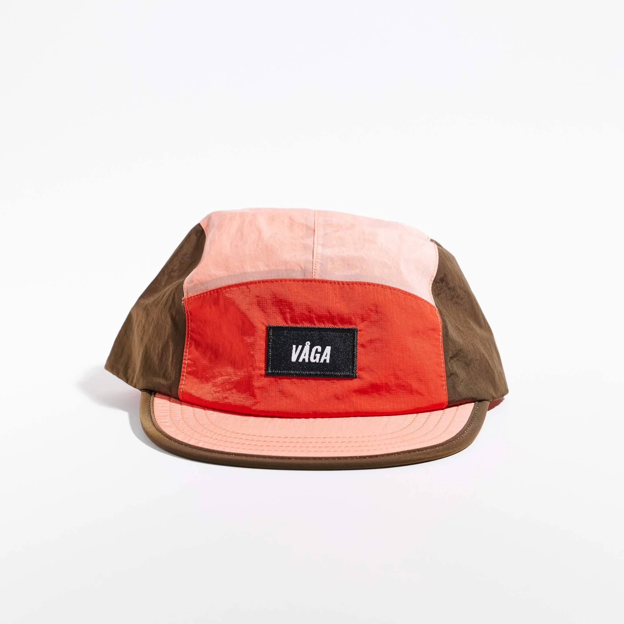 vaga-pacer-running-cap-flamered-coral-brown-front.jpg