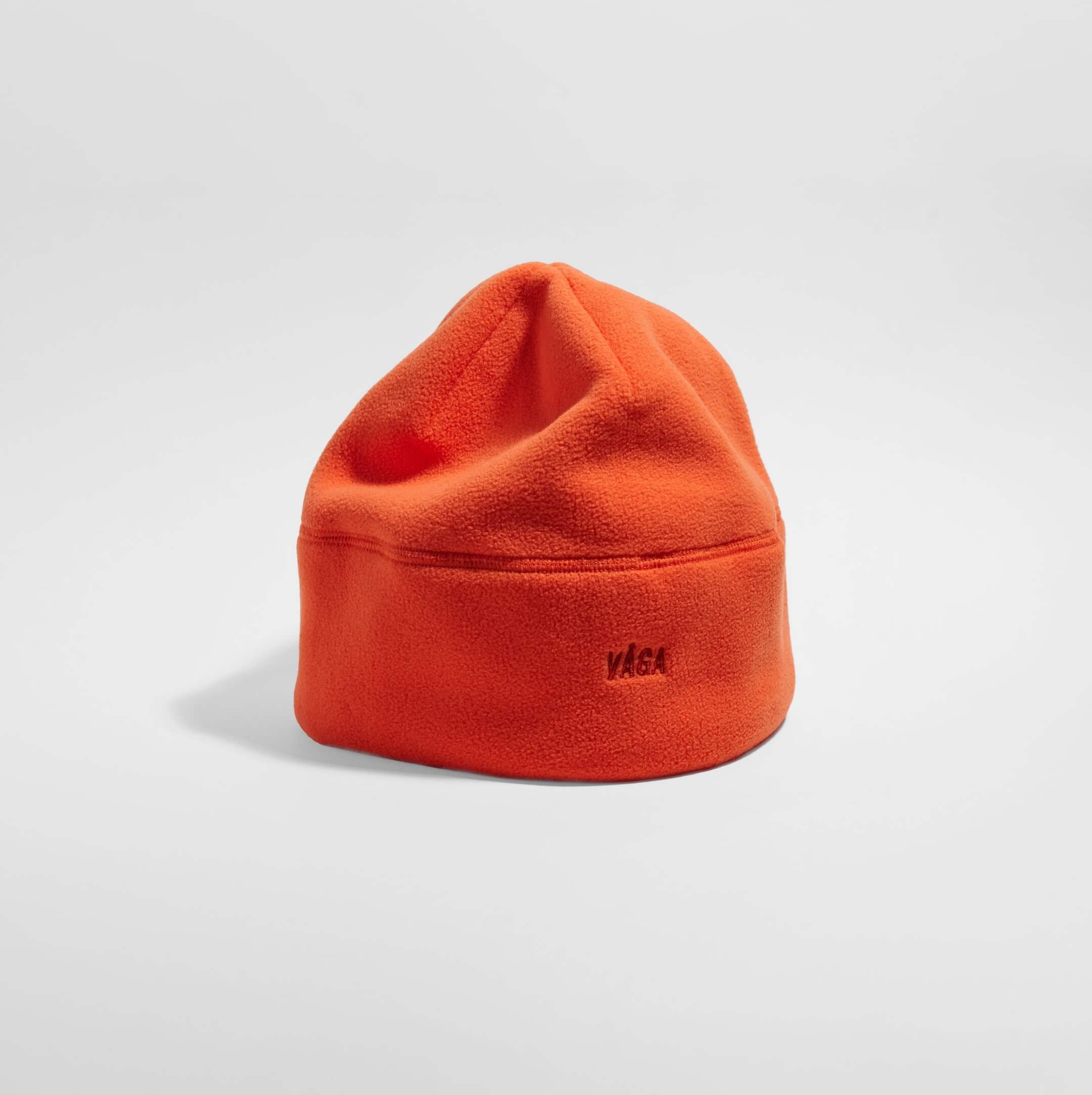 vaga-fleece-beanie-running-hat-orange-stood.jpg